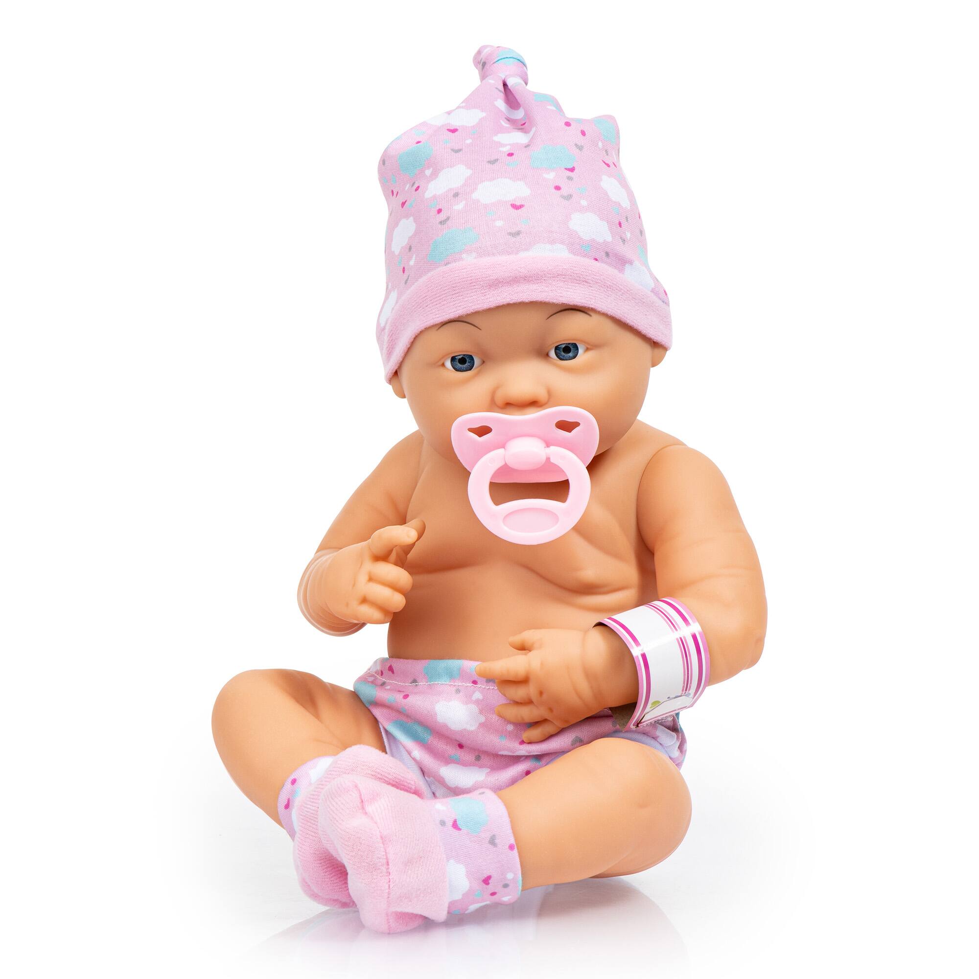 Bayer Design 15&#x22; Pink Sheep Newborn Baby Doll