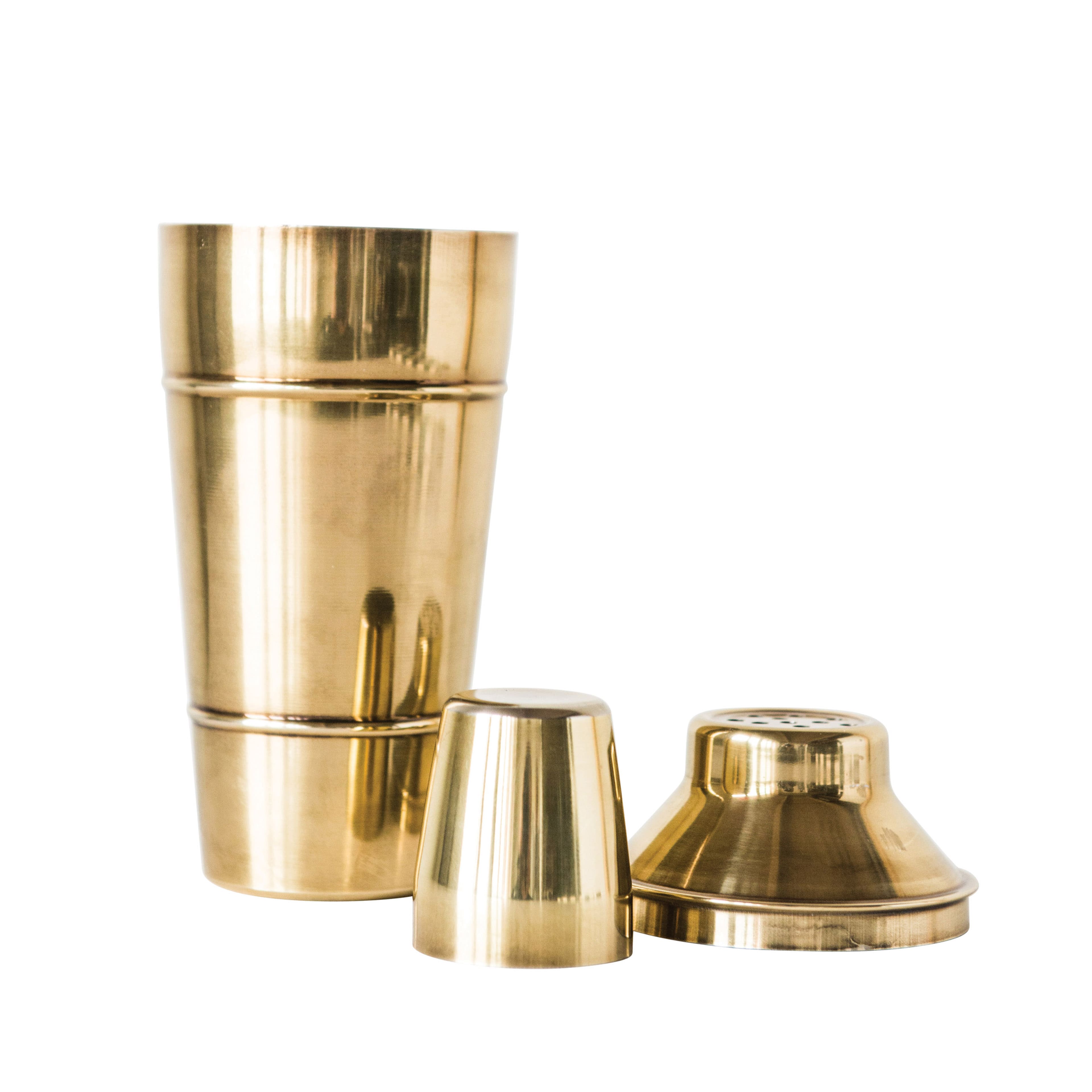 Hello Honey® Gold Stainless Steel Cocktail Shaker