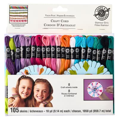 Loops & Threads™ Craft Cord, Glamour Girls image