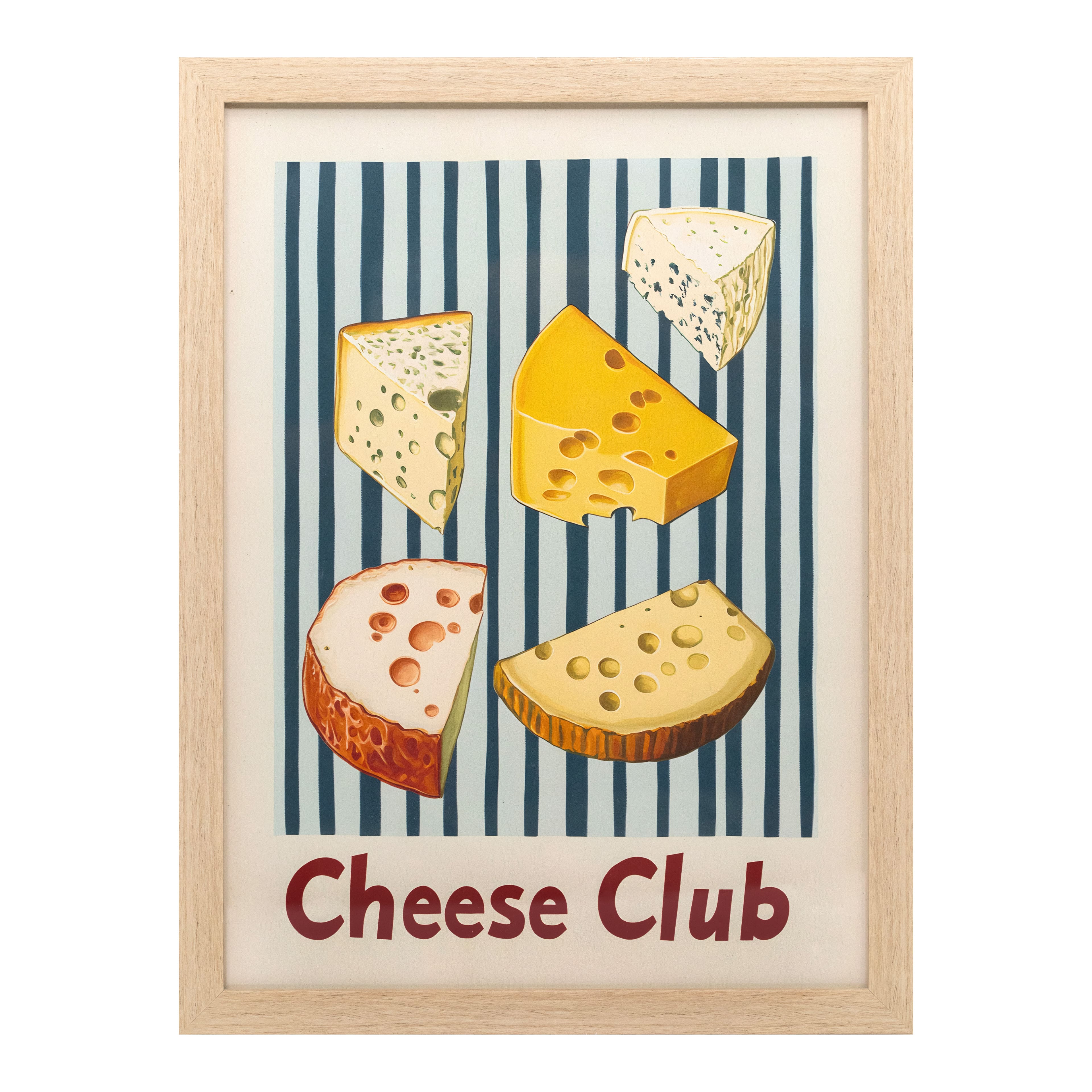 12&#x22; x 16&#x22; Cheese Club Framed Wall D&#xE9;cor by Ashland&#xAE;