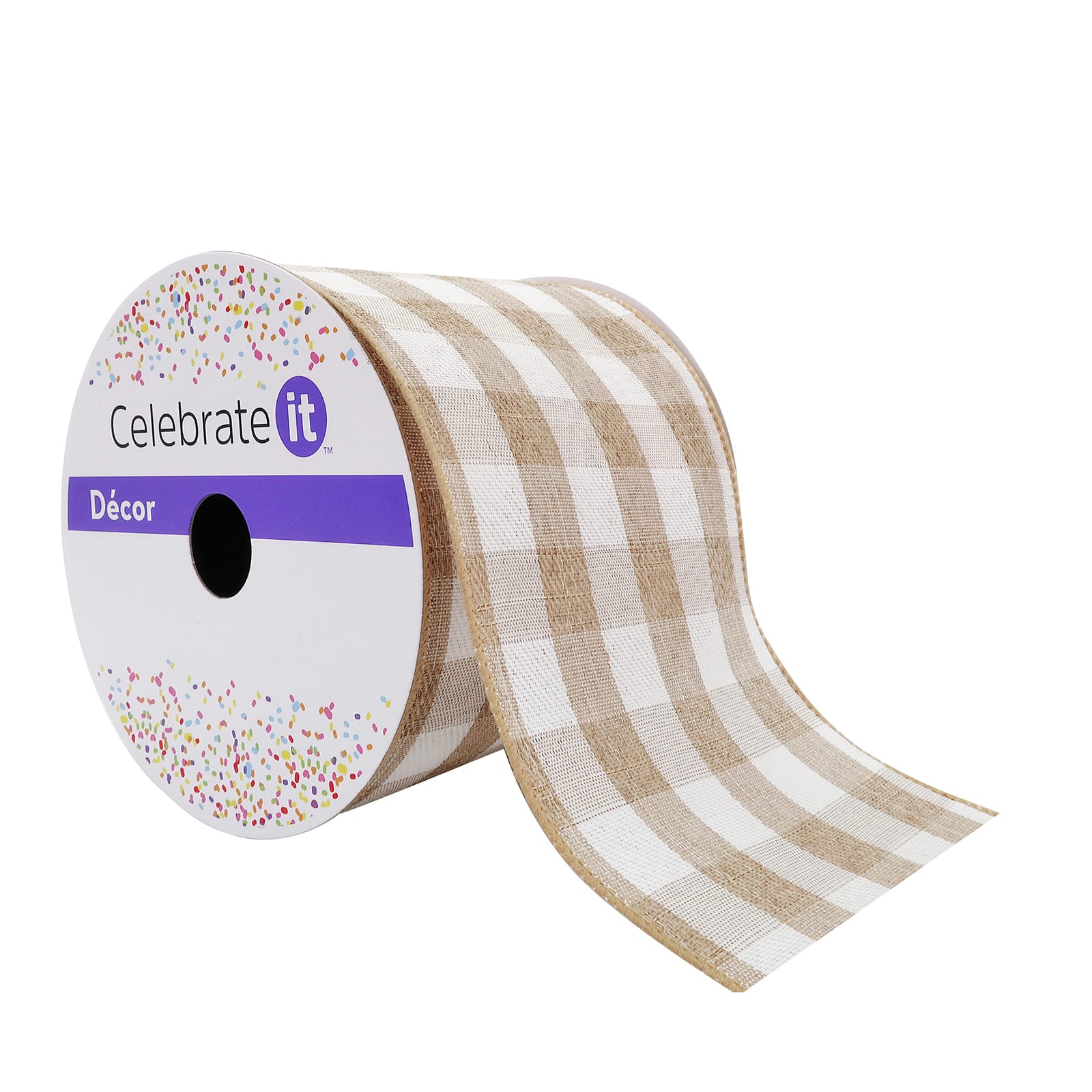 12 Pack: 4" x 18ft. Buffalo Check Wired Ribbon by Celebrate It™ Décor
