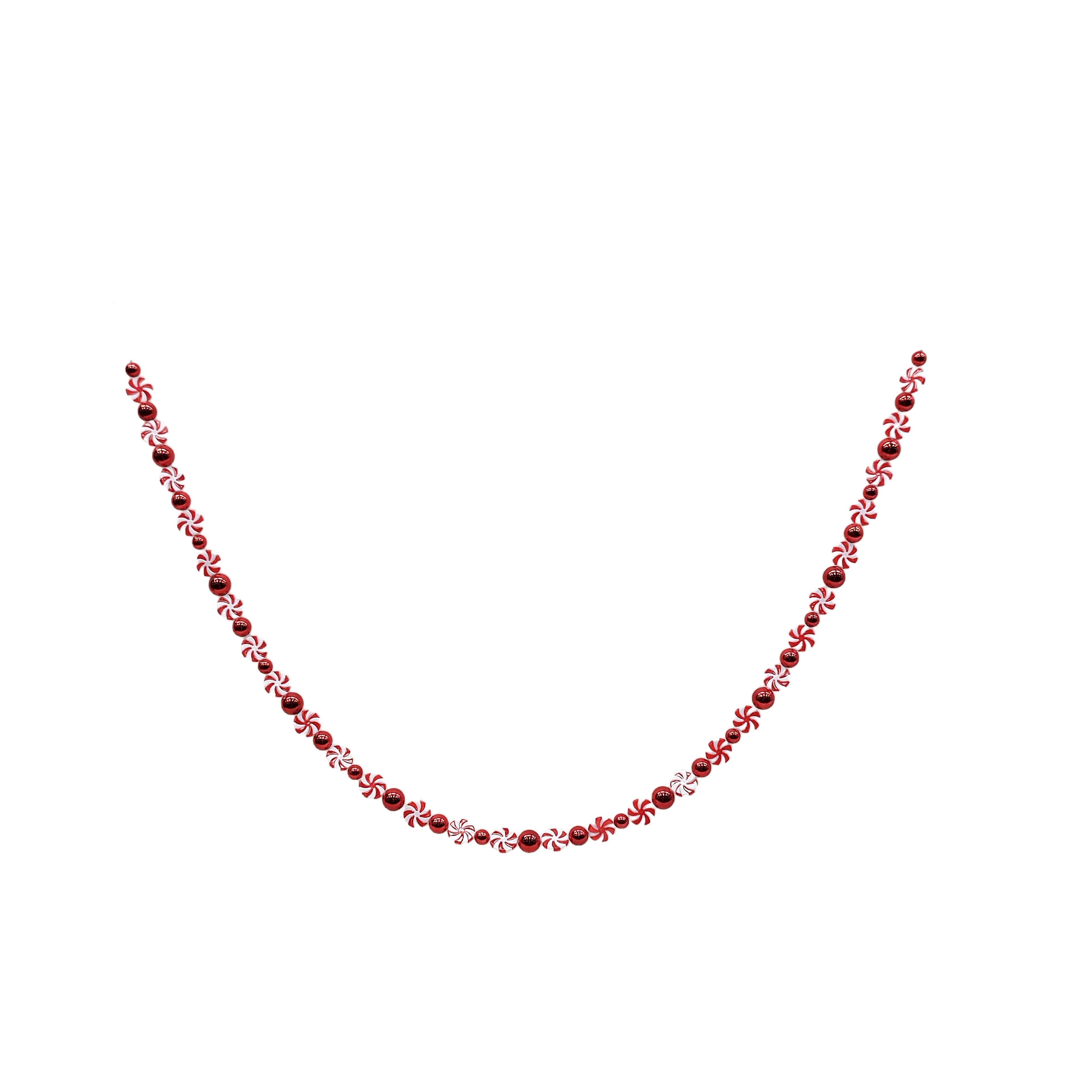 6ft. Peppermints &#x26; Beads Garland by Ashland&#xAE;