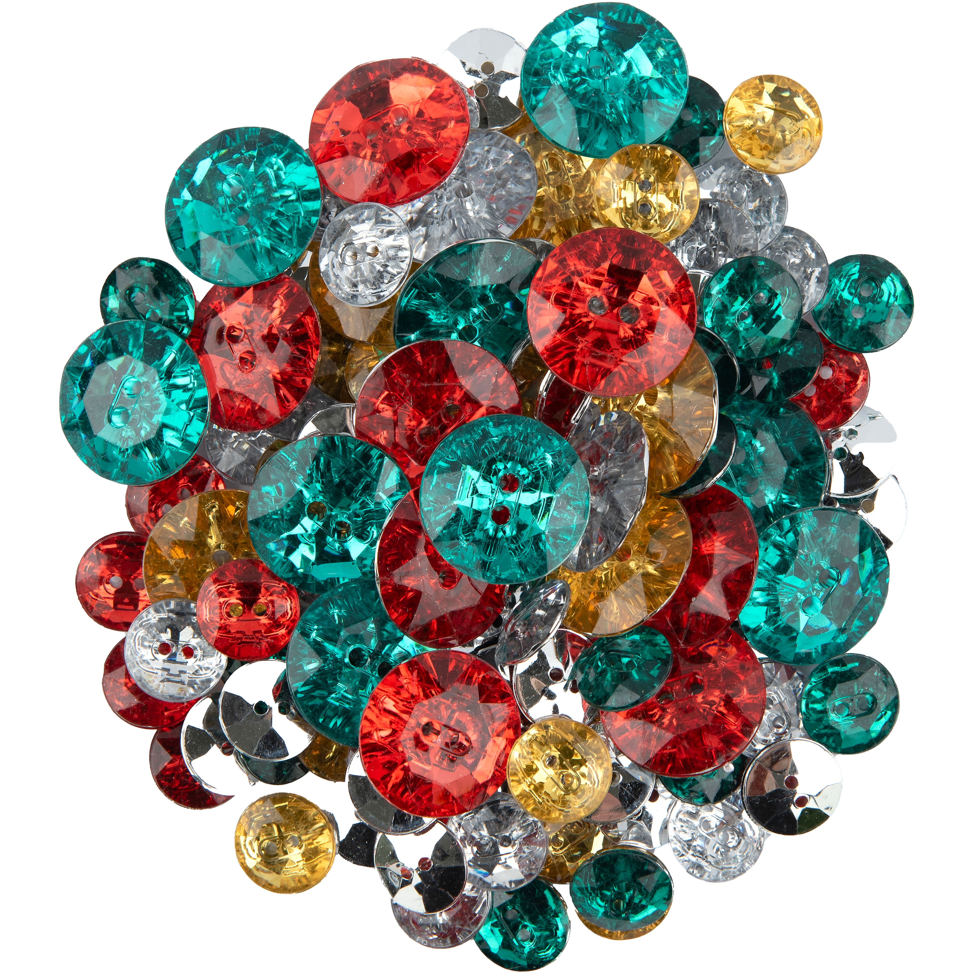 Favorite Findings&#x2122; Christmas Gem Button Mix