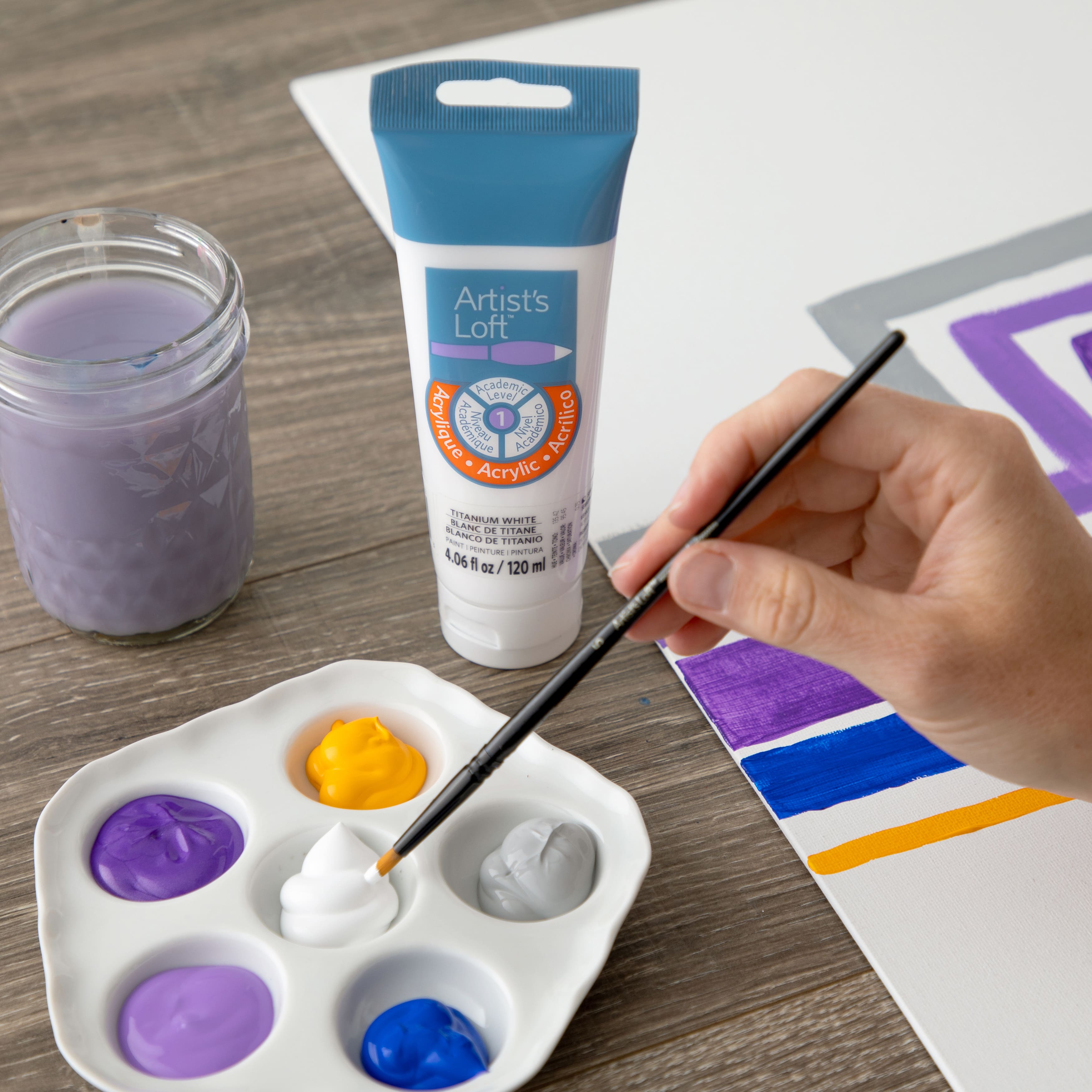12 Pack: Acrylic Paint by Artist&#x27;s Loft&#x2122;, 4oz.