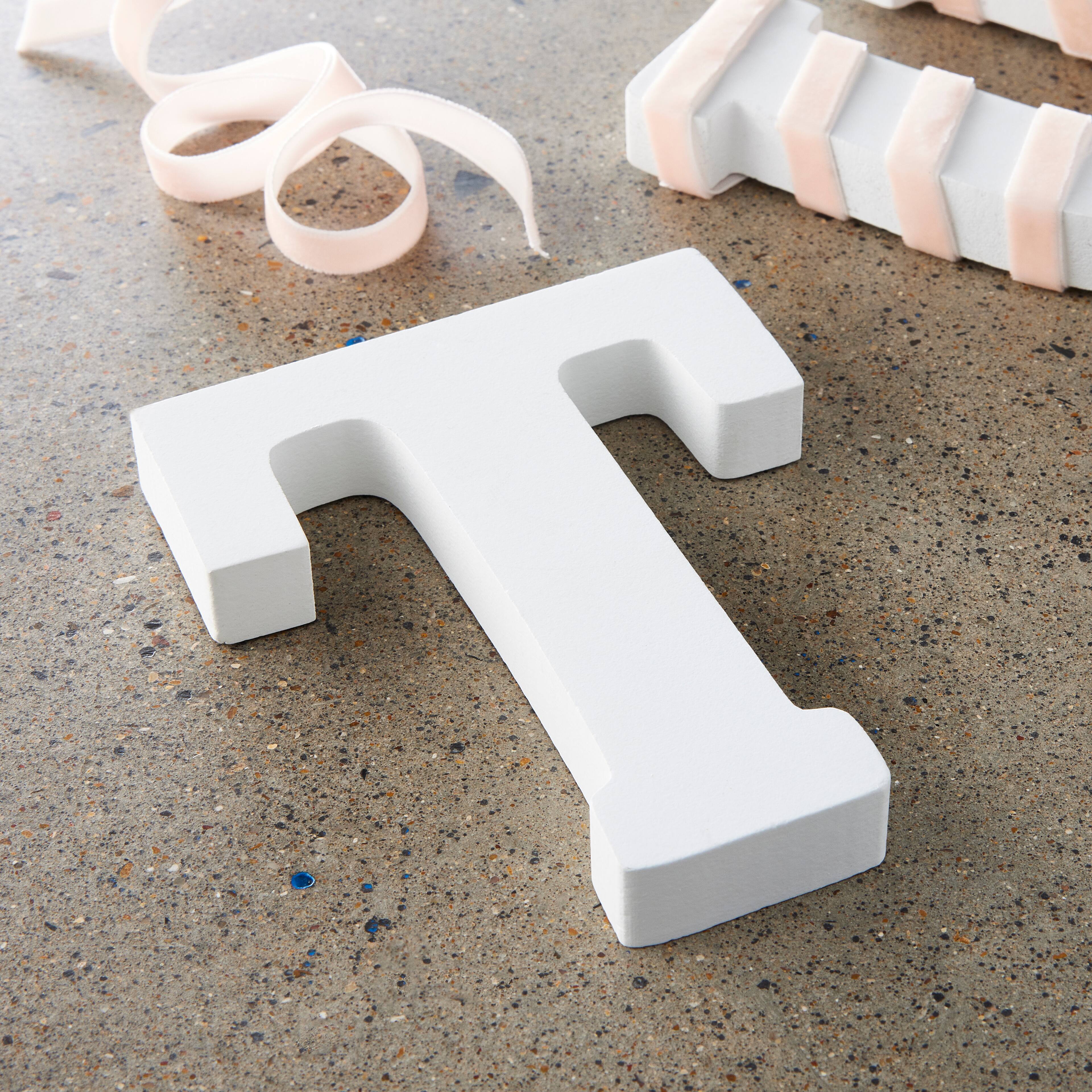 12 Pack: 4.75" White Wood Letter by Make Market®