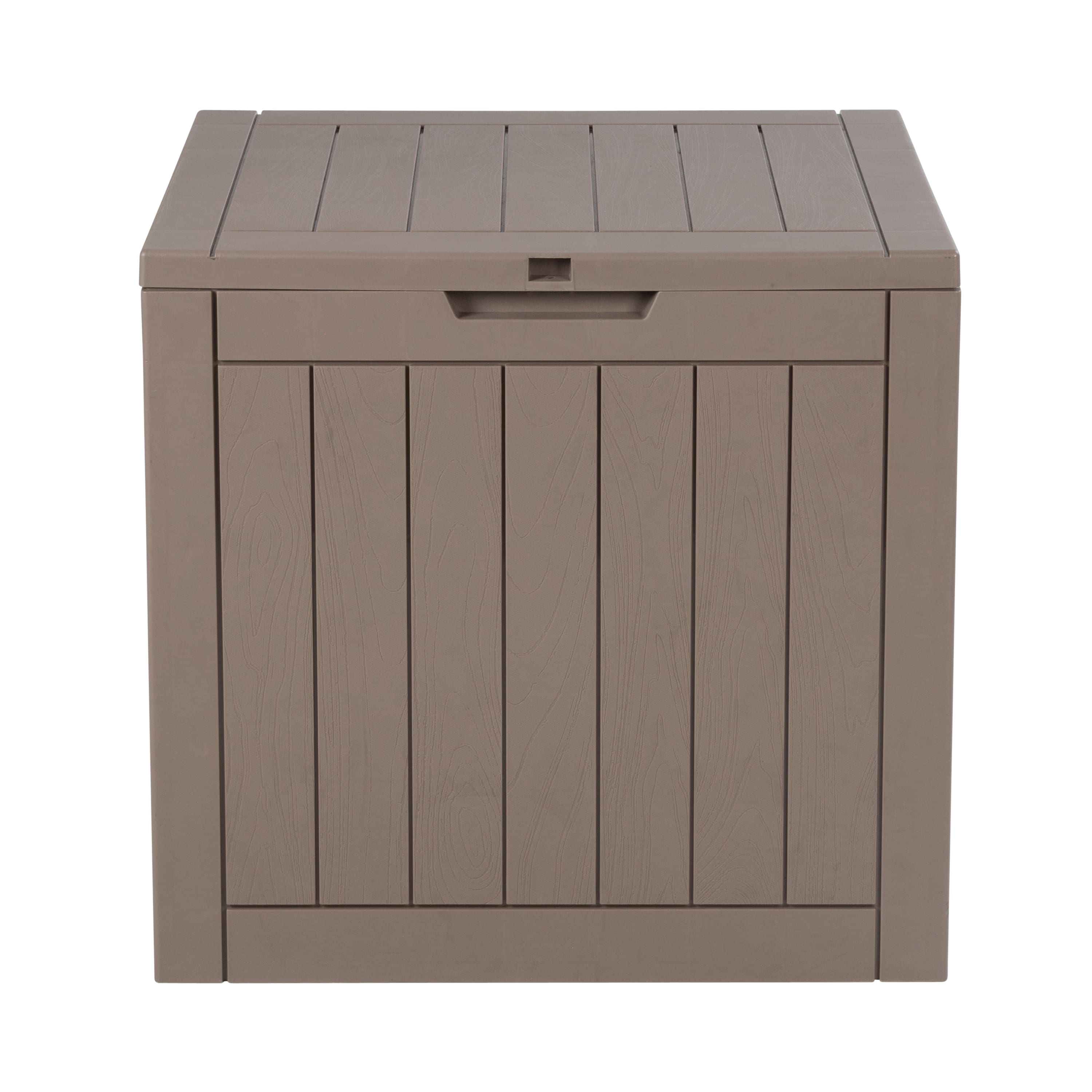 Honey Can Do 30gal. Brown Small Deck Outdoor Storage Box