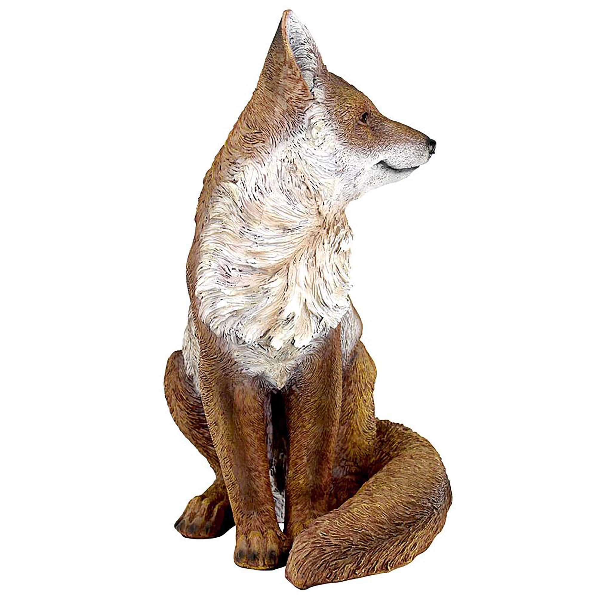 Design Toscano 15&#x22; Fabian the Flamboyant Fox Garden Statue