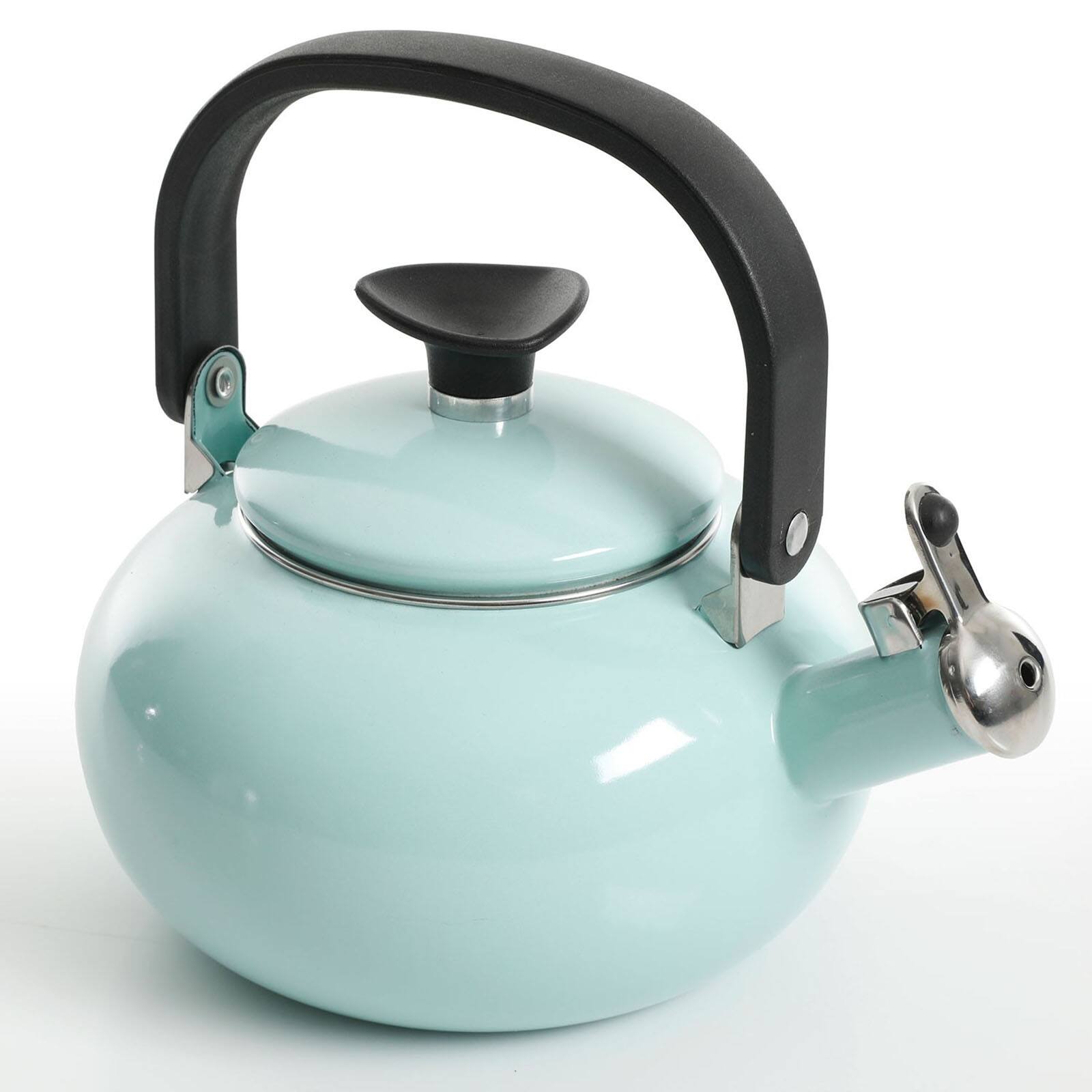 Kenmore® 1.5qt. Blue Enamel on Steel Whistling Tea Kettle
