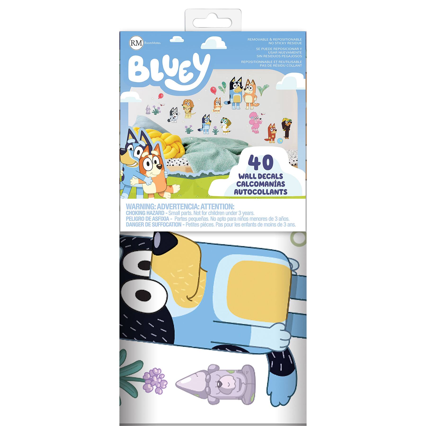 RoomMates Bluey Family and Friends Wall Decals