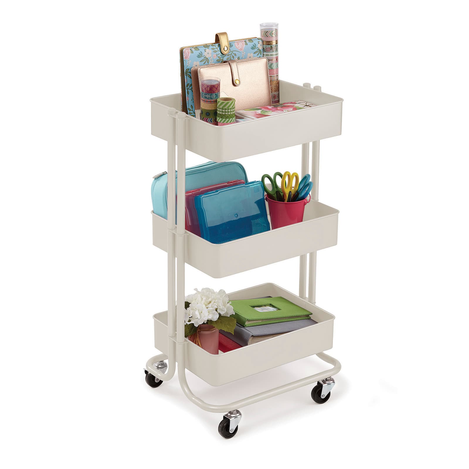 Lexington 3-Tier Rolling Cart by Simply Tidy™ | Michaels