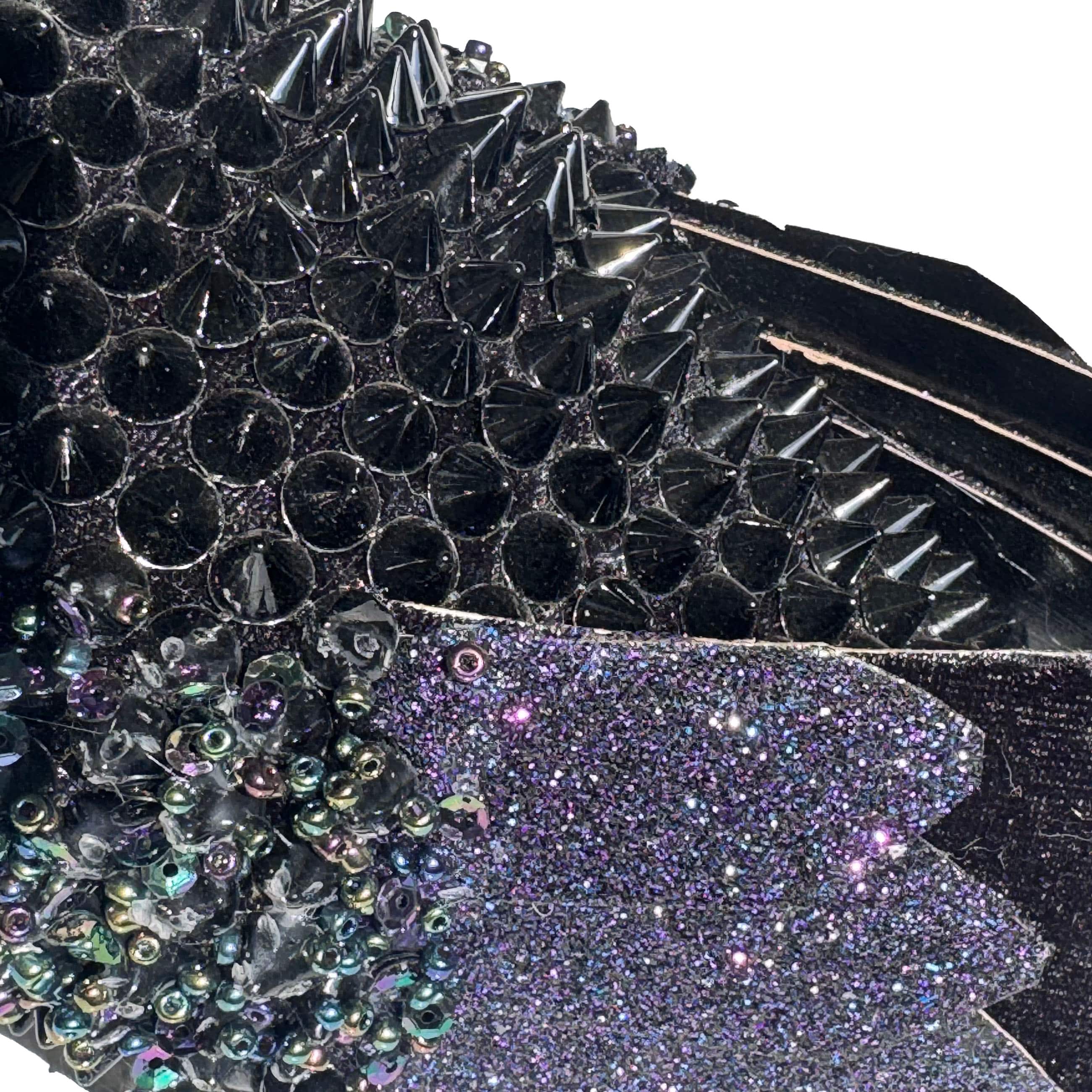 7&#x22; Black Crow with Studs by Ashland&#xAE;