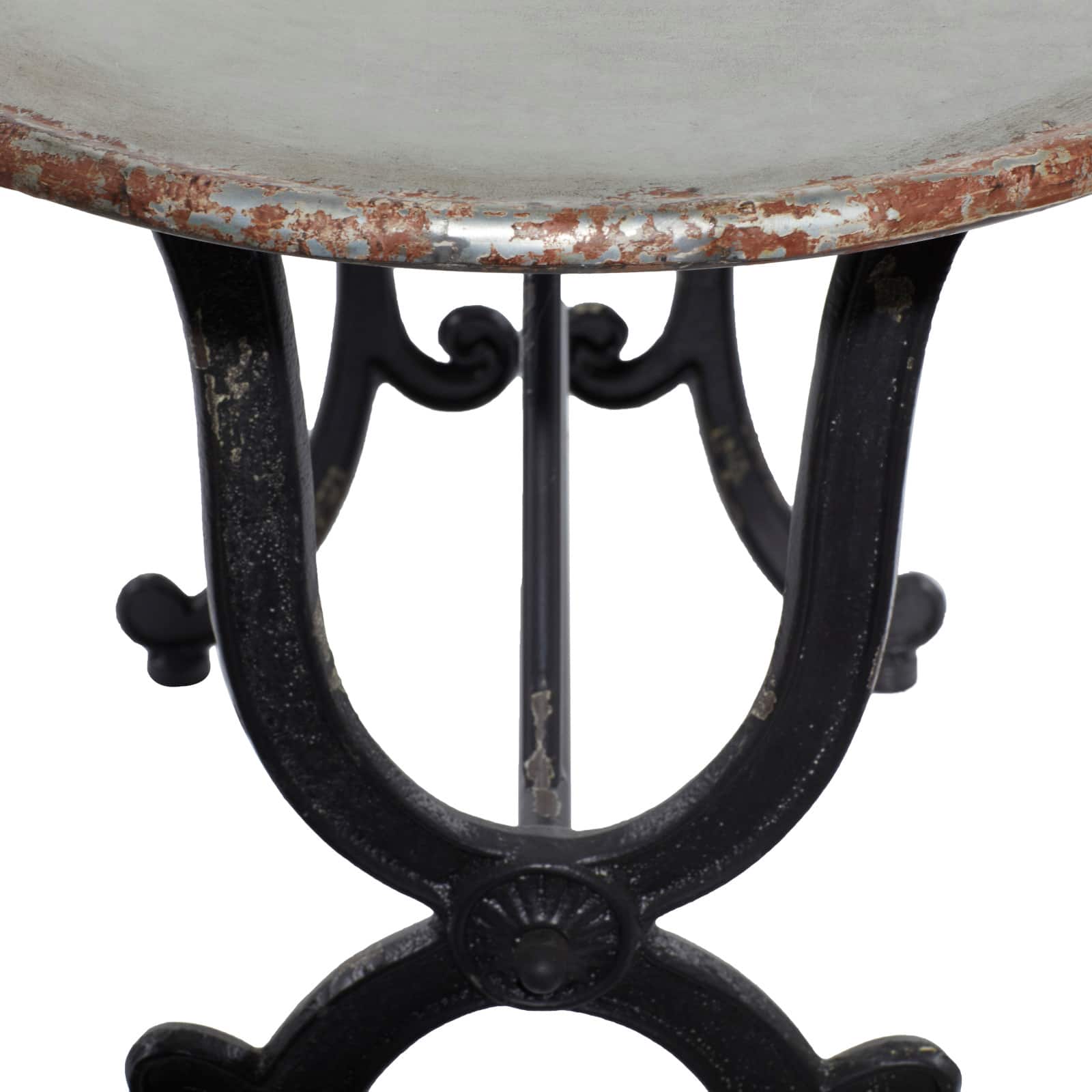 Grey Farmhouse Metal Console Table, 29&#x22; x 45&#x22;