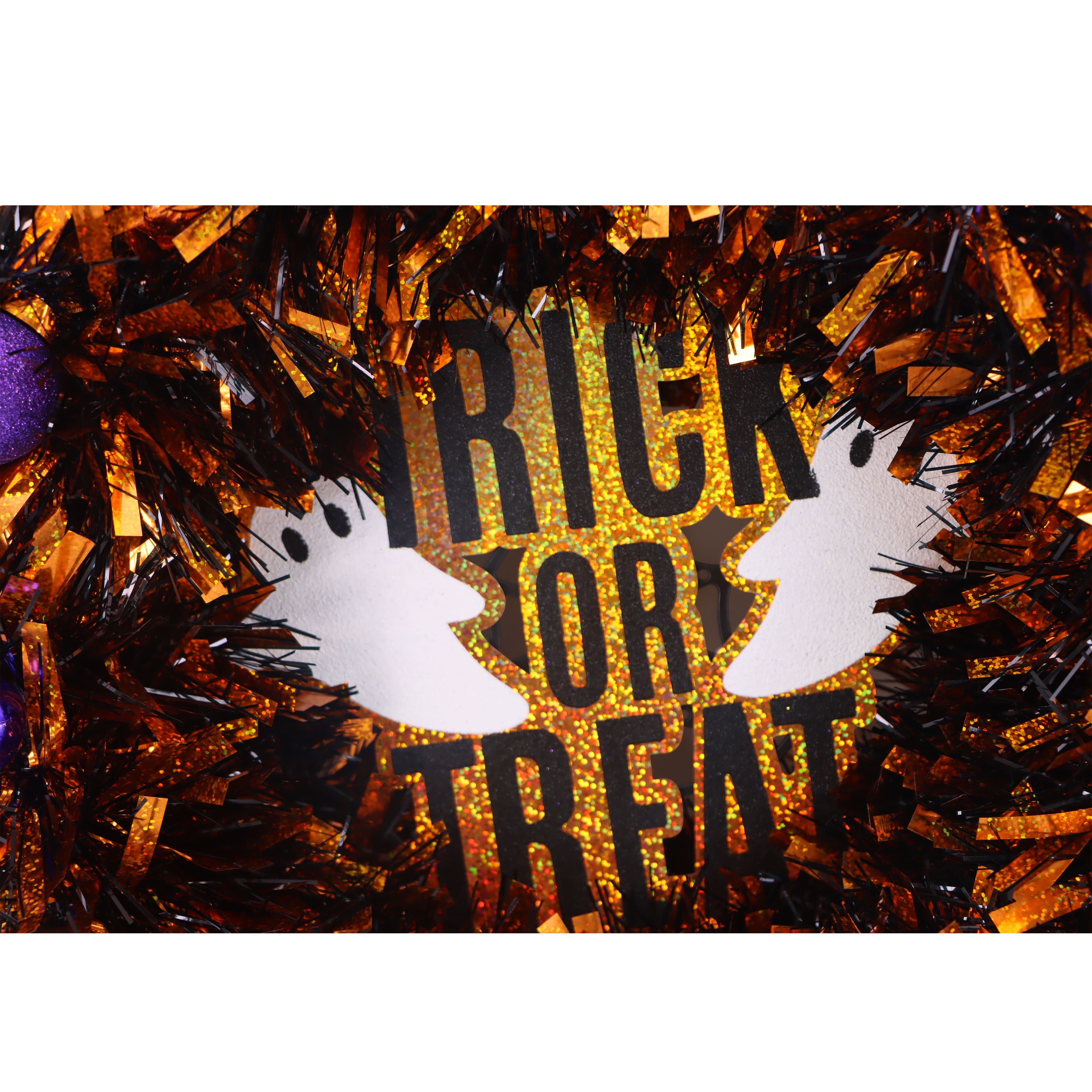 Assorted 18" Halloween Tinsel Wreath, 1pc. by Ashland®