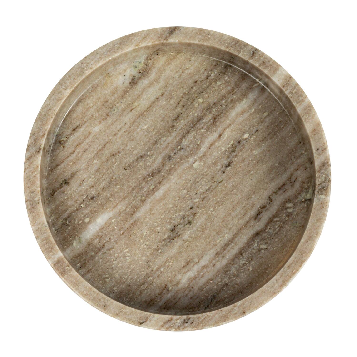 Hello Honey&#xAE; 8&#x22; Beige Marble Bowl Dish
