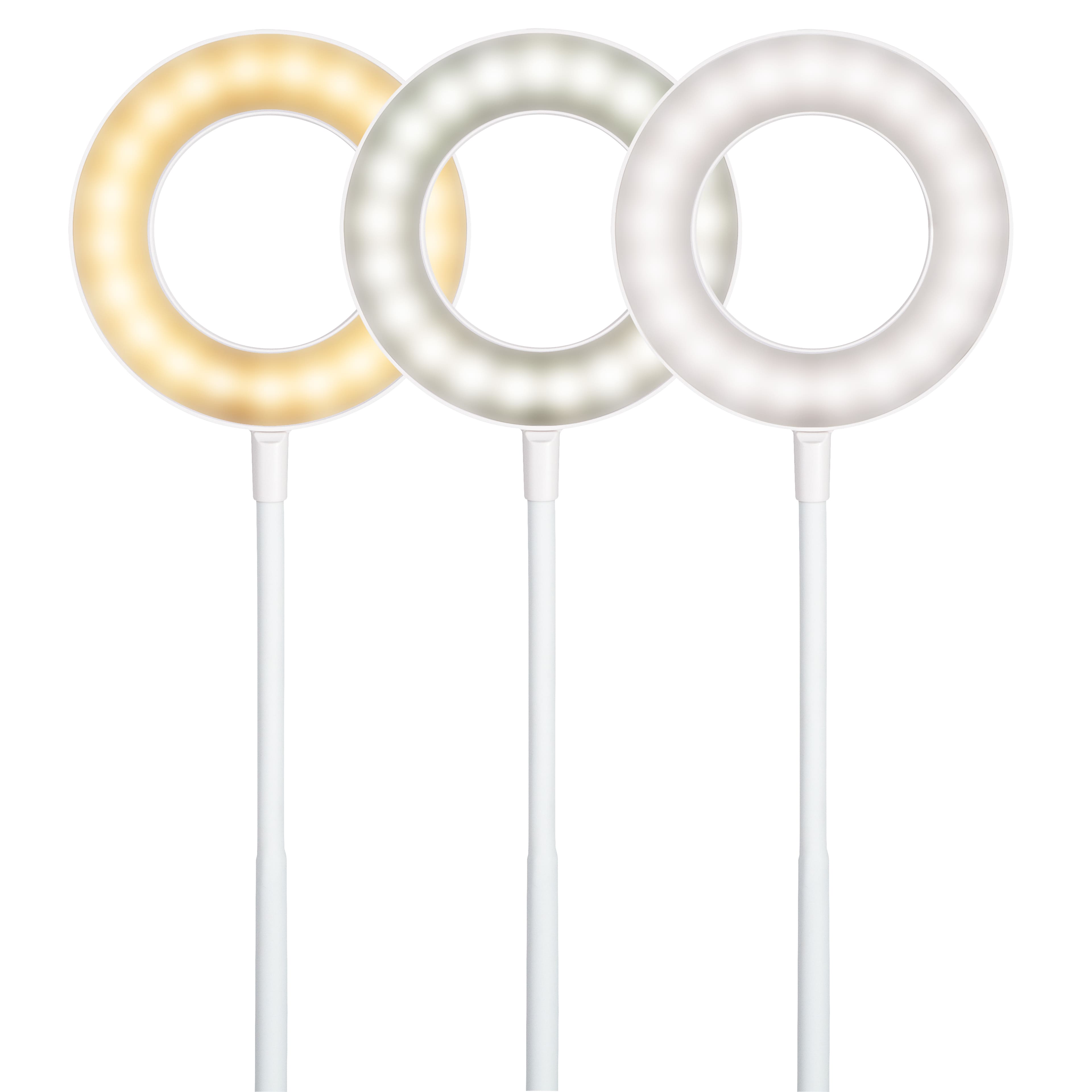 OttLite® Rechargeable LED Ring Desk Lamp