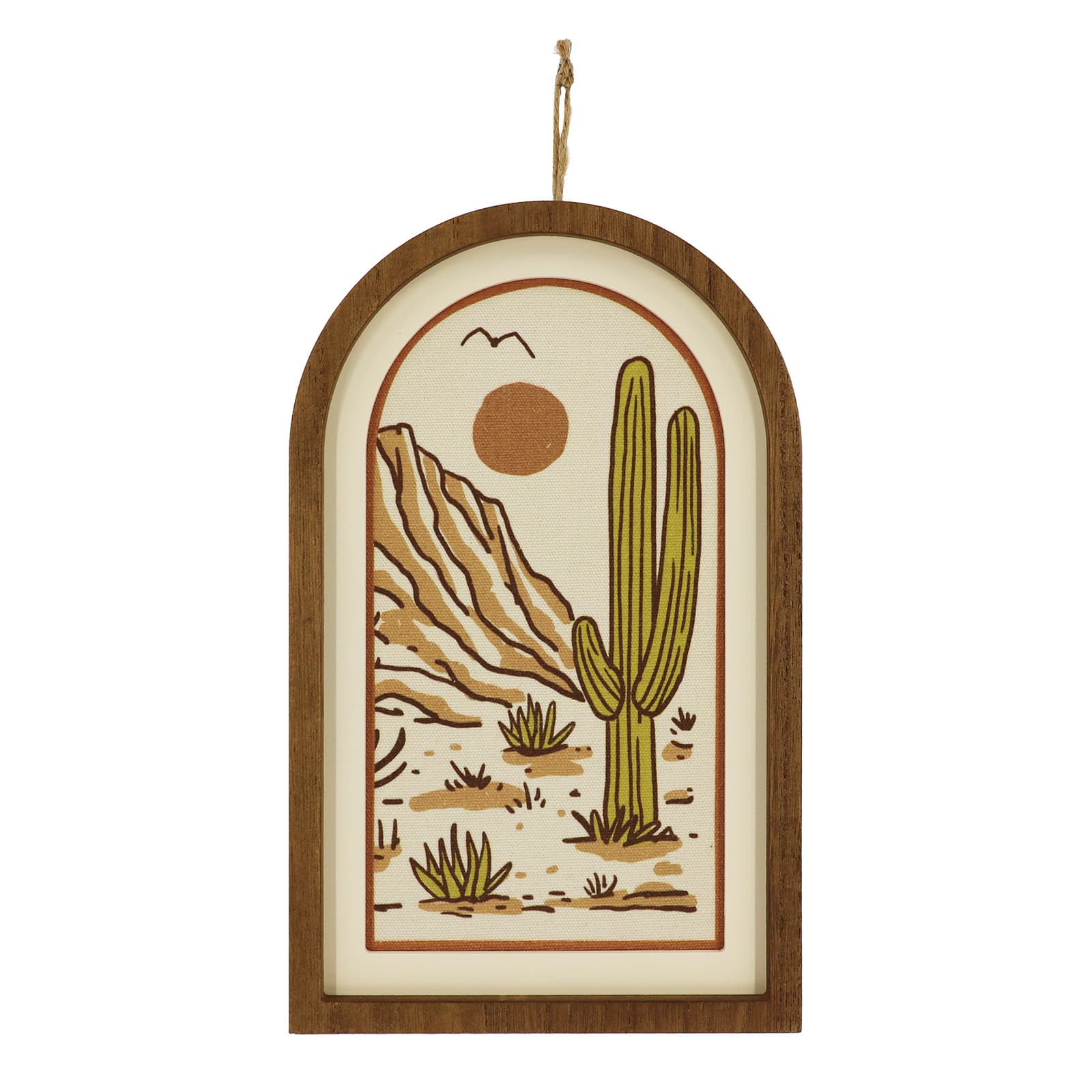 12" Cactus Scene Wall Décor by Ashland®