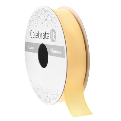 5/8" x 7yd. Satin Ribbon by Celebrate It™ image