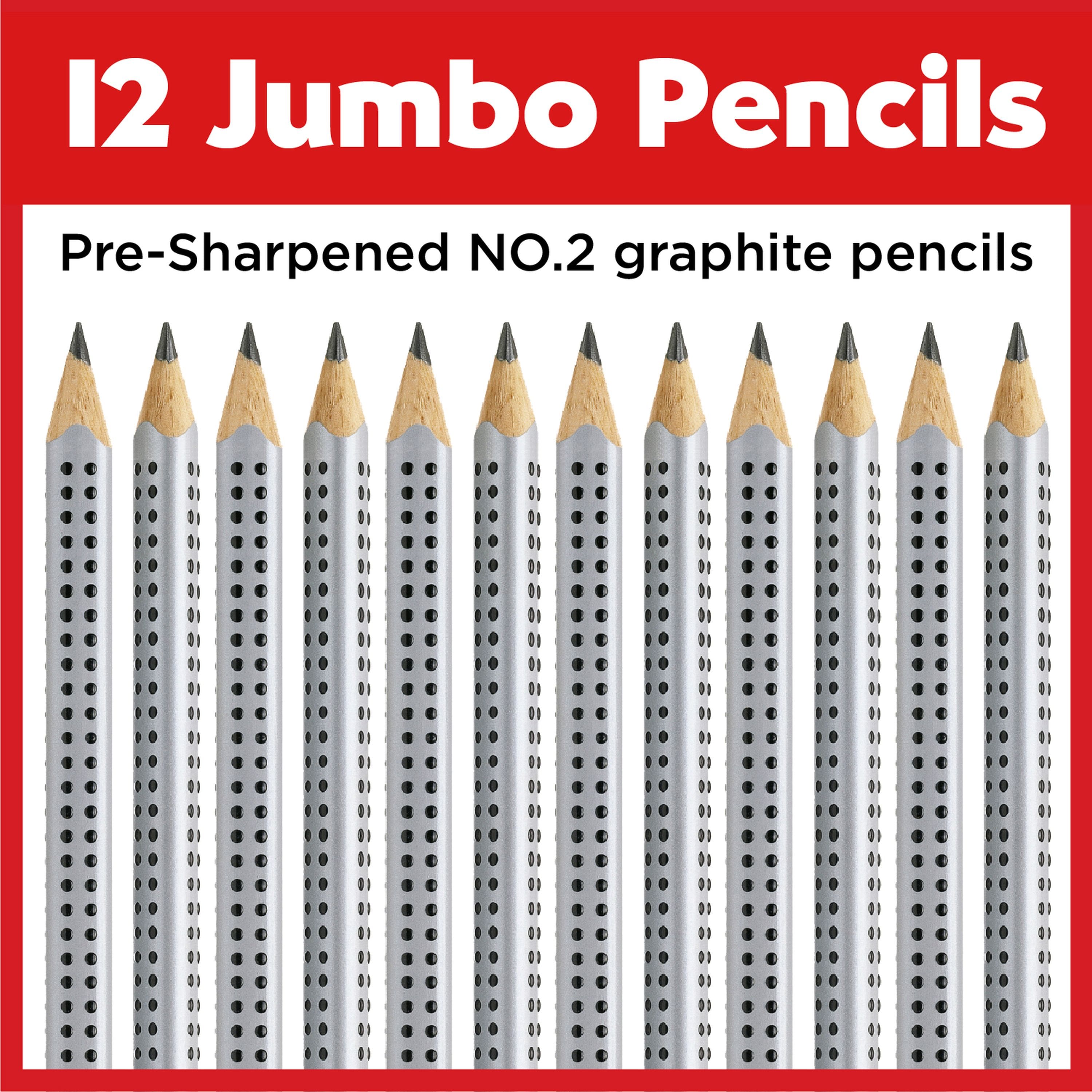 Faber-Castell&#xAE; Jumbo Grip Graphite No.2 B EcoPencils, 12ct.
