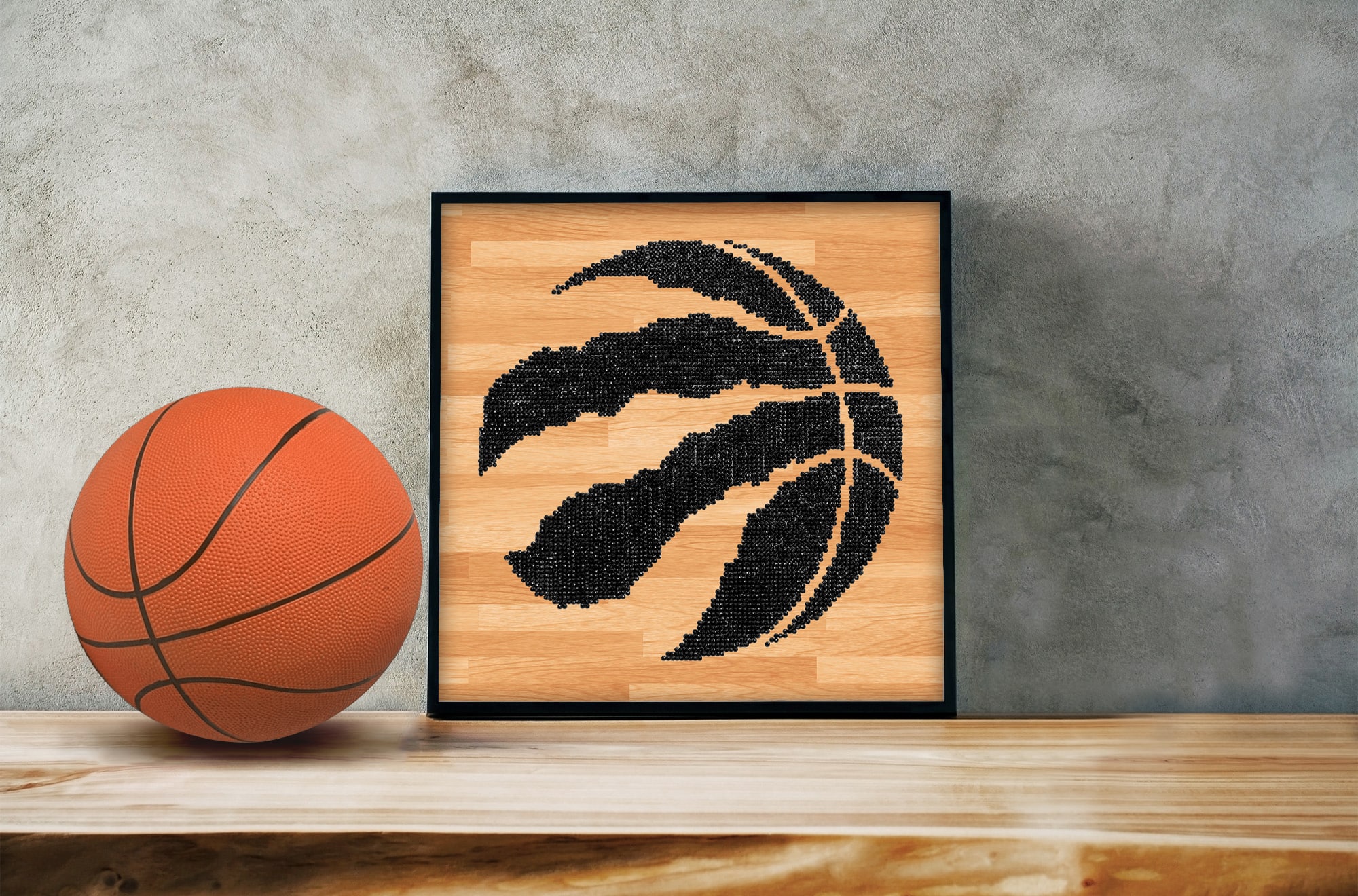 Camelot&#xAE; Dots Intermediate NBA Toronto Raptors Diamond Painting Kit