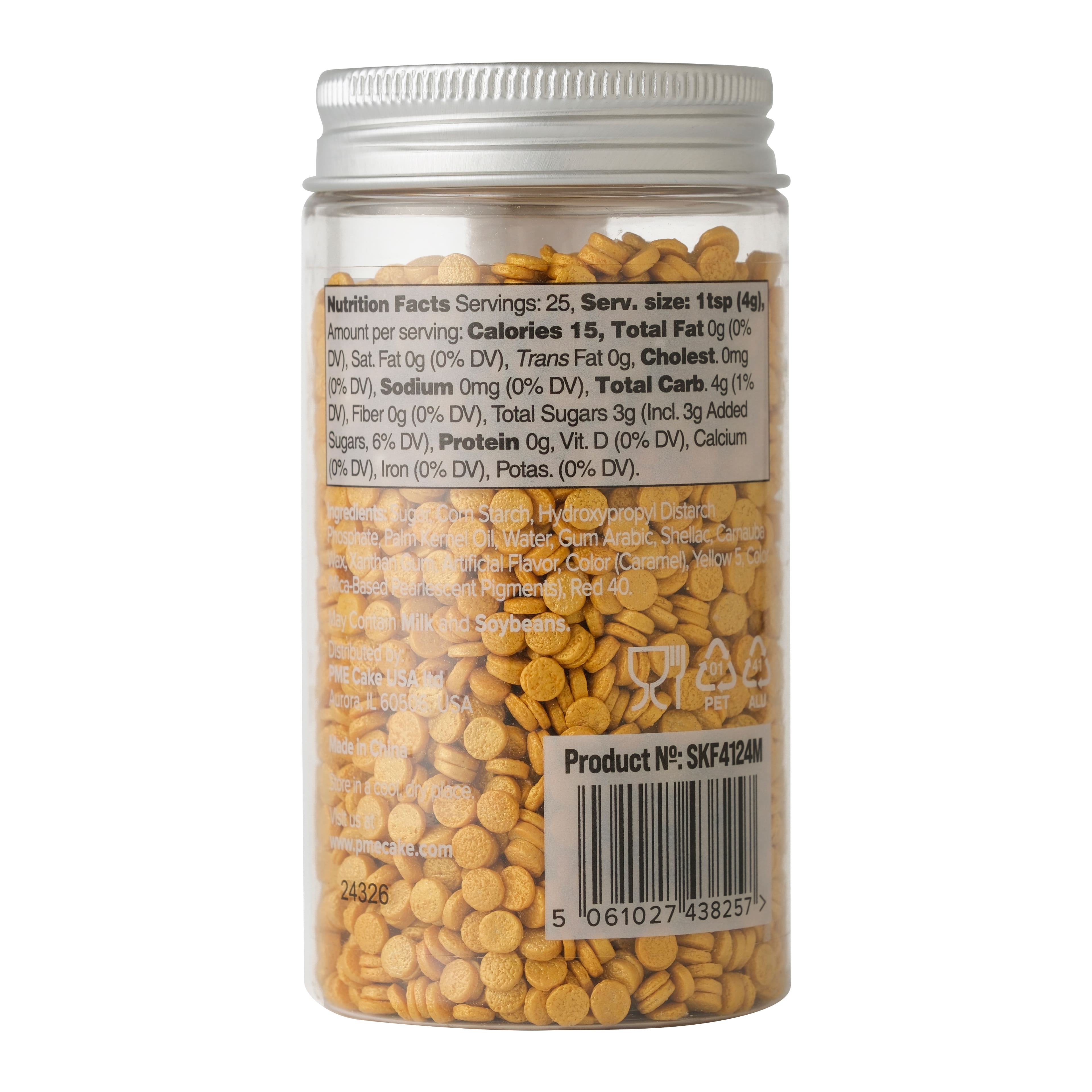 PME Cake Sweet Street&#xAE; 3.5oz. Flat Round Confetti Sprinkles