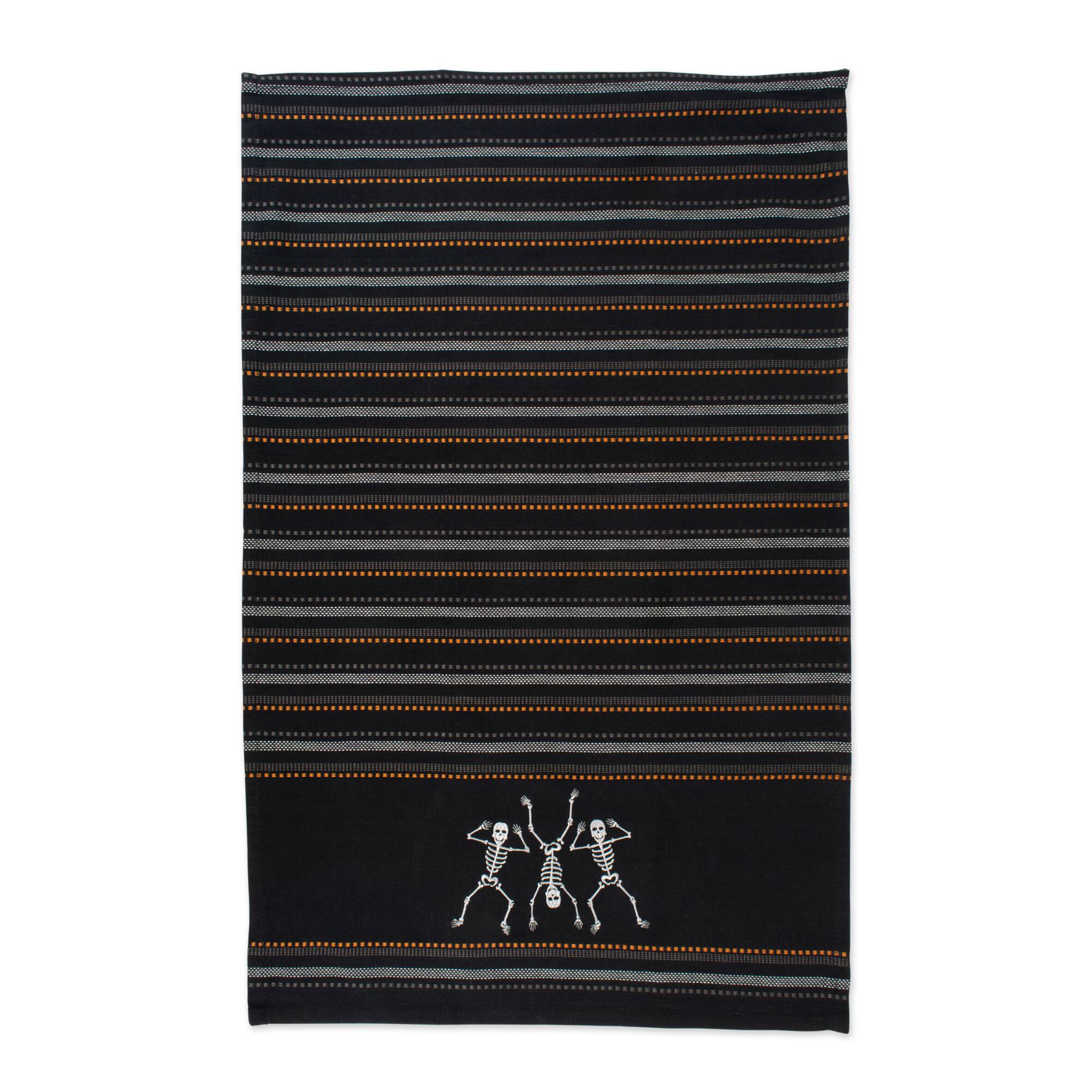 DII&#xAE; Assorted Skeleton Embellished Dishtowel Set