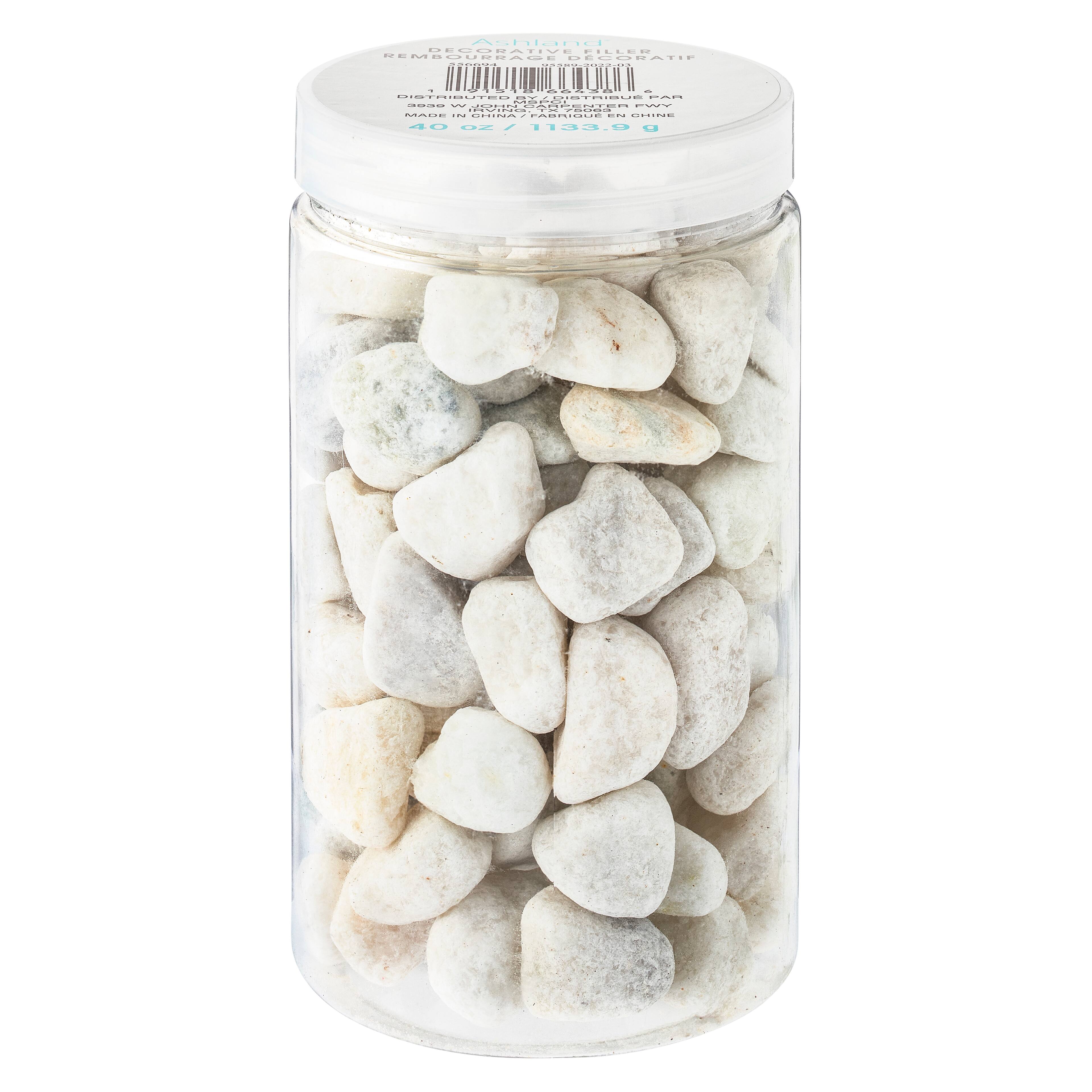 12 Pack: White Marble Rocks by Ashland&#x2122;