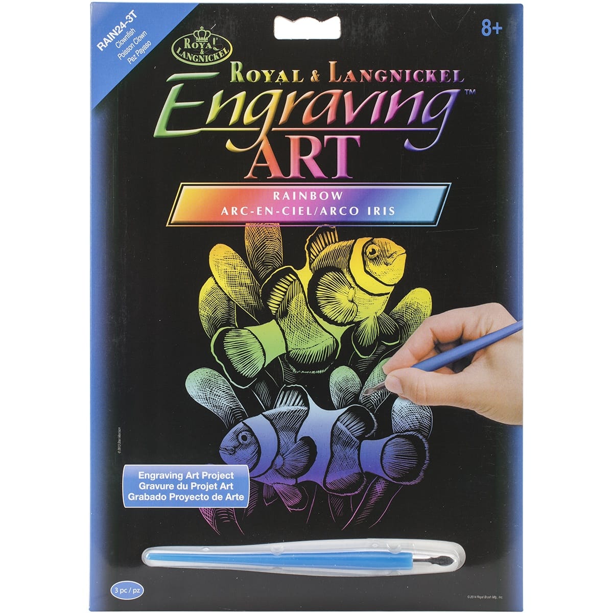 Royal &#x26; Langnickel&#xAE; Engraving Art&#x2122; Clownfish Rainbow Foil Kit