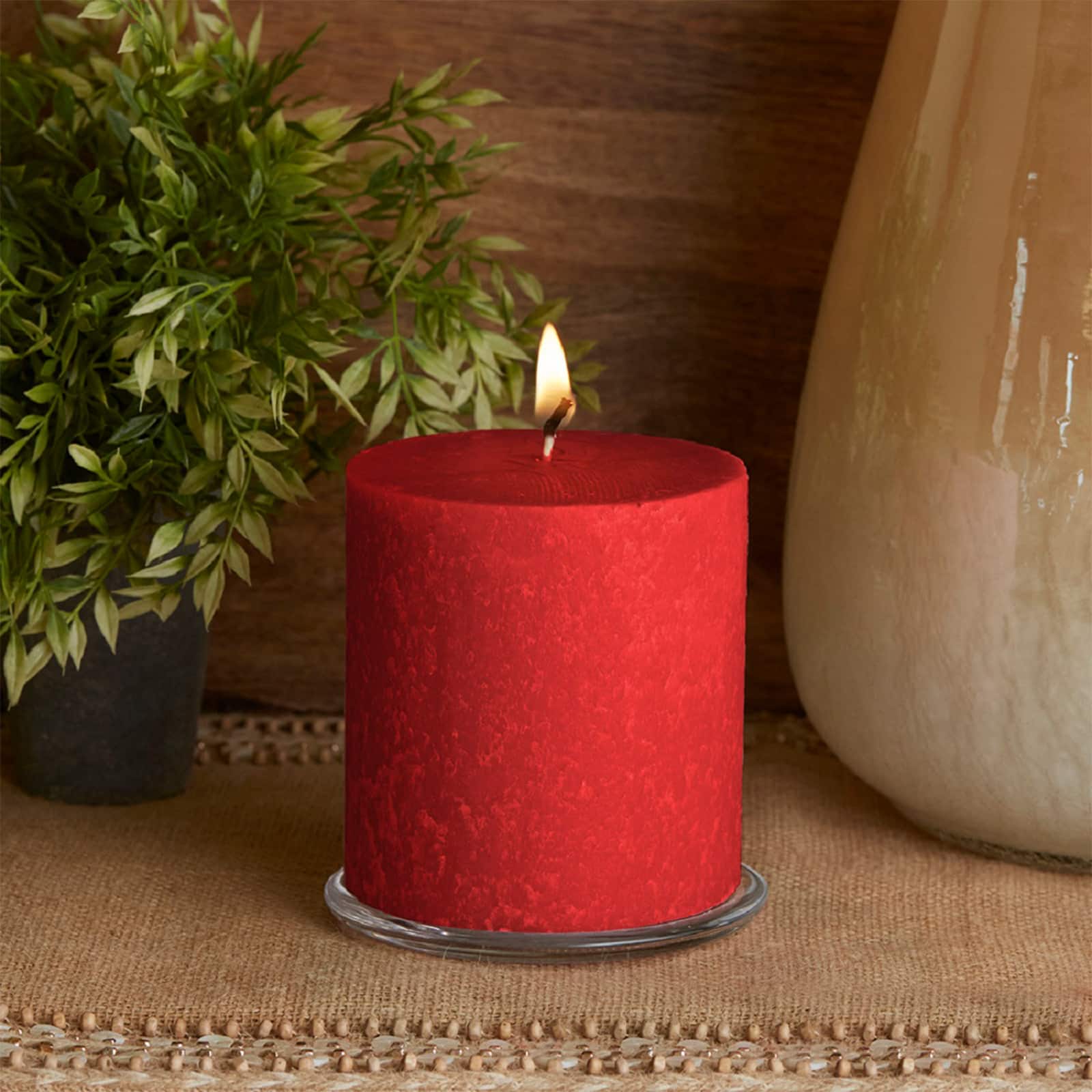 Root Candles Timberline™ 4" x 4" Unscented Pillar Candle