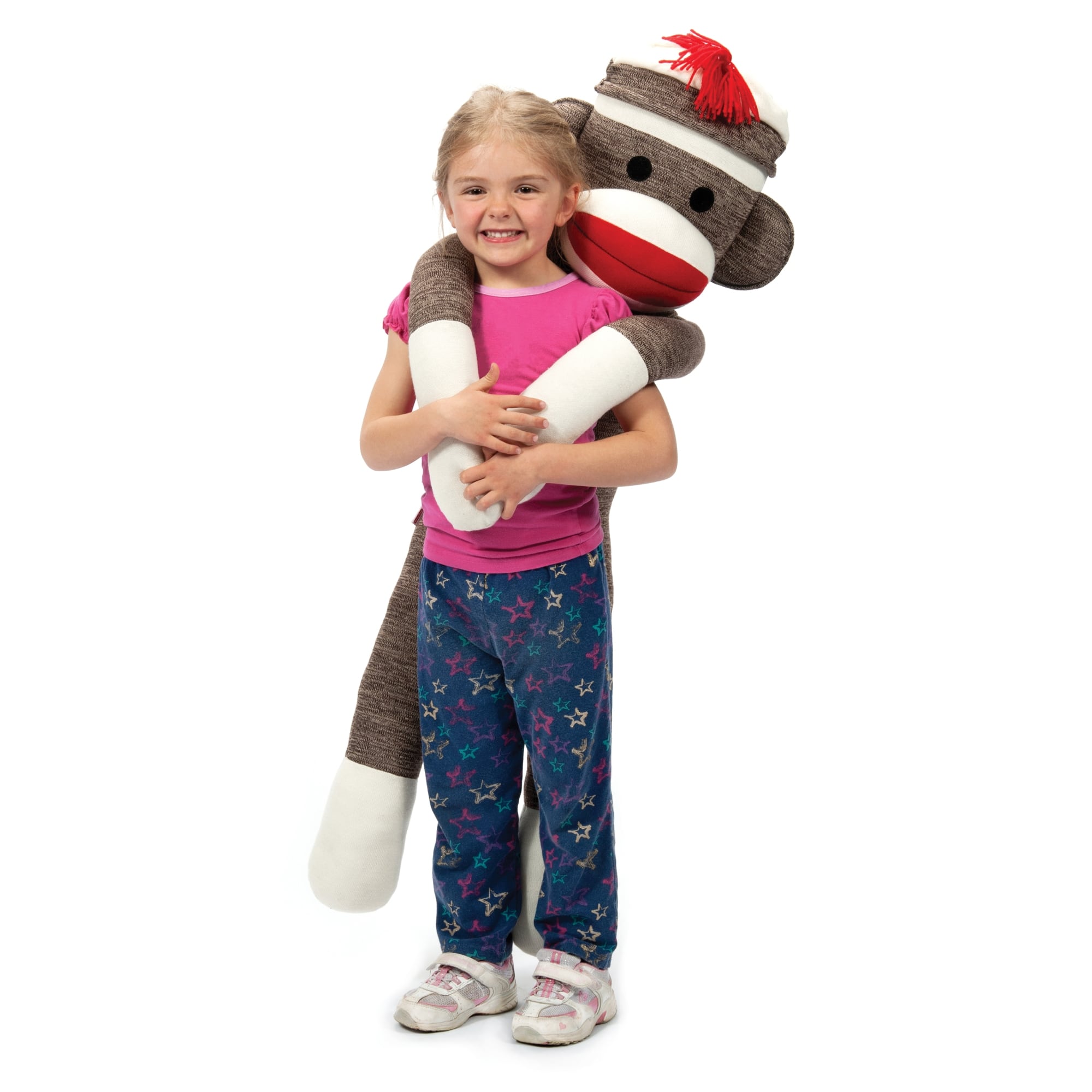 schylling jumbo sock monkey