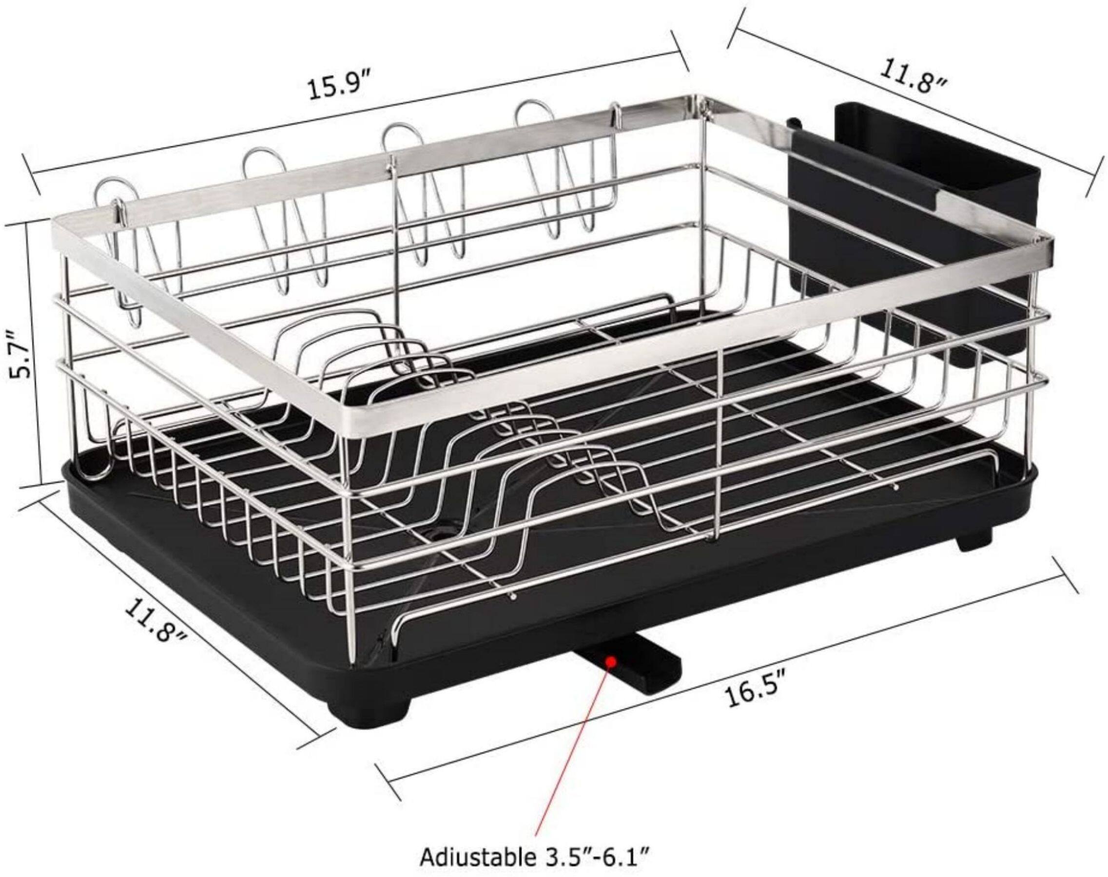 NEX™ 15 Stainless Metal Dish Drying Rack