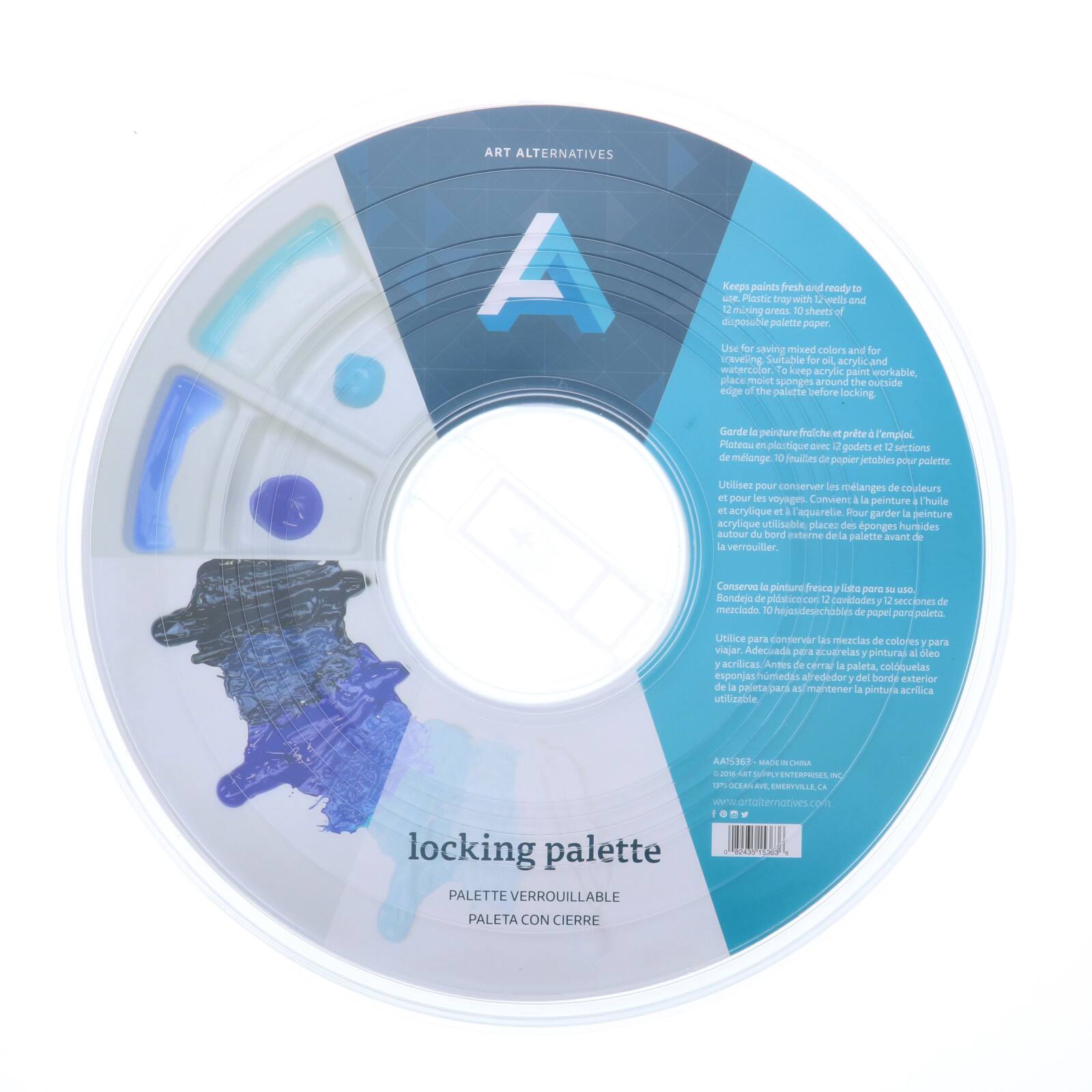 Art Alternatives Locking Palette With Refill
