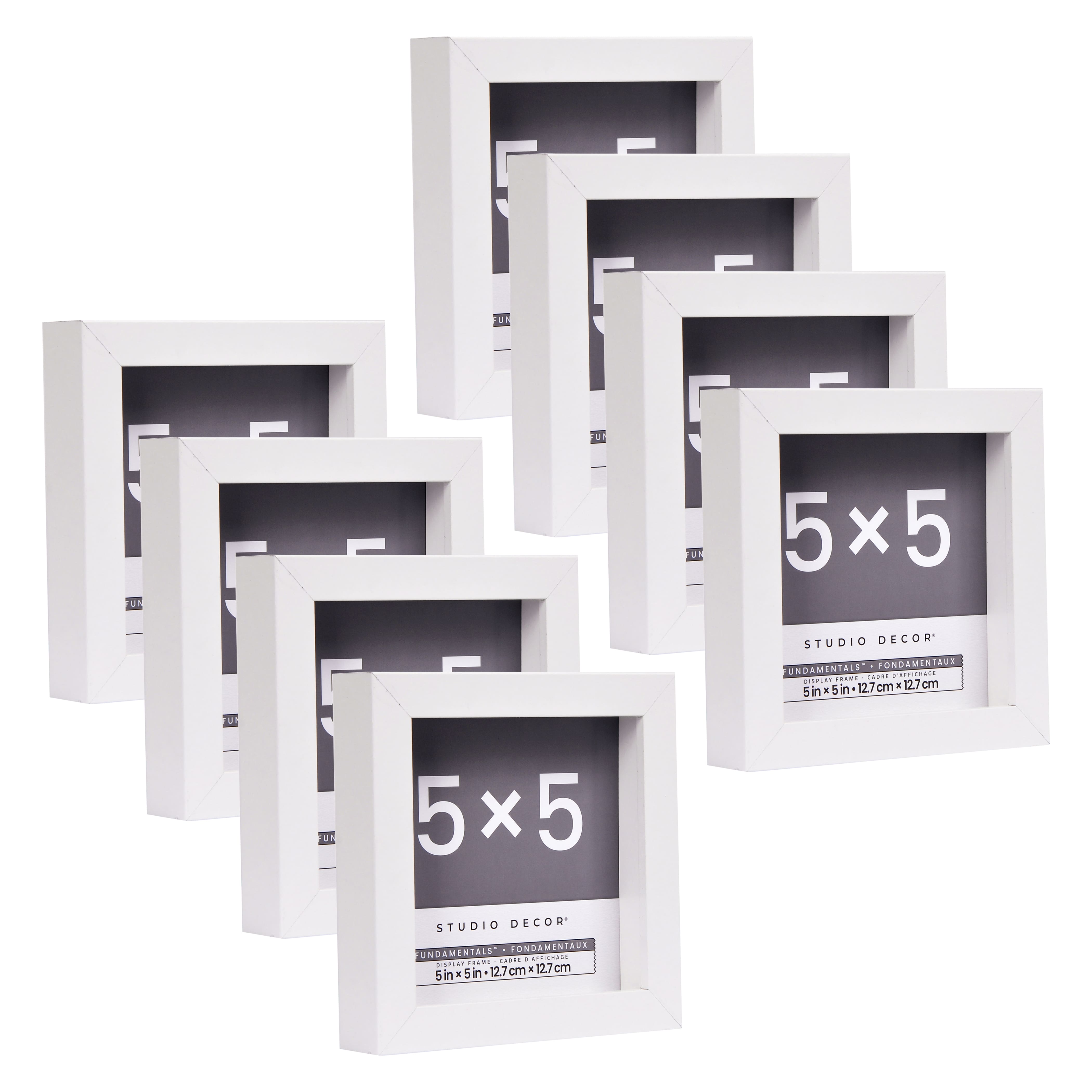 8 Pack: Fundamentals™ 5" x 5" Display Frame by Studio Décor®