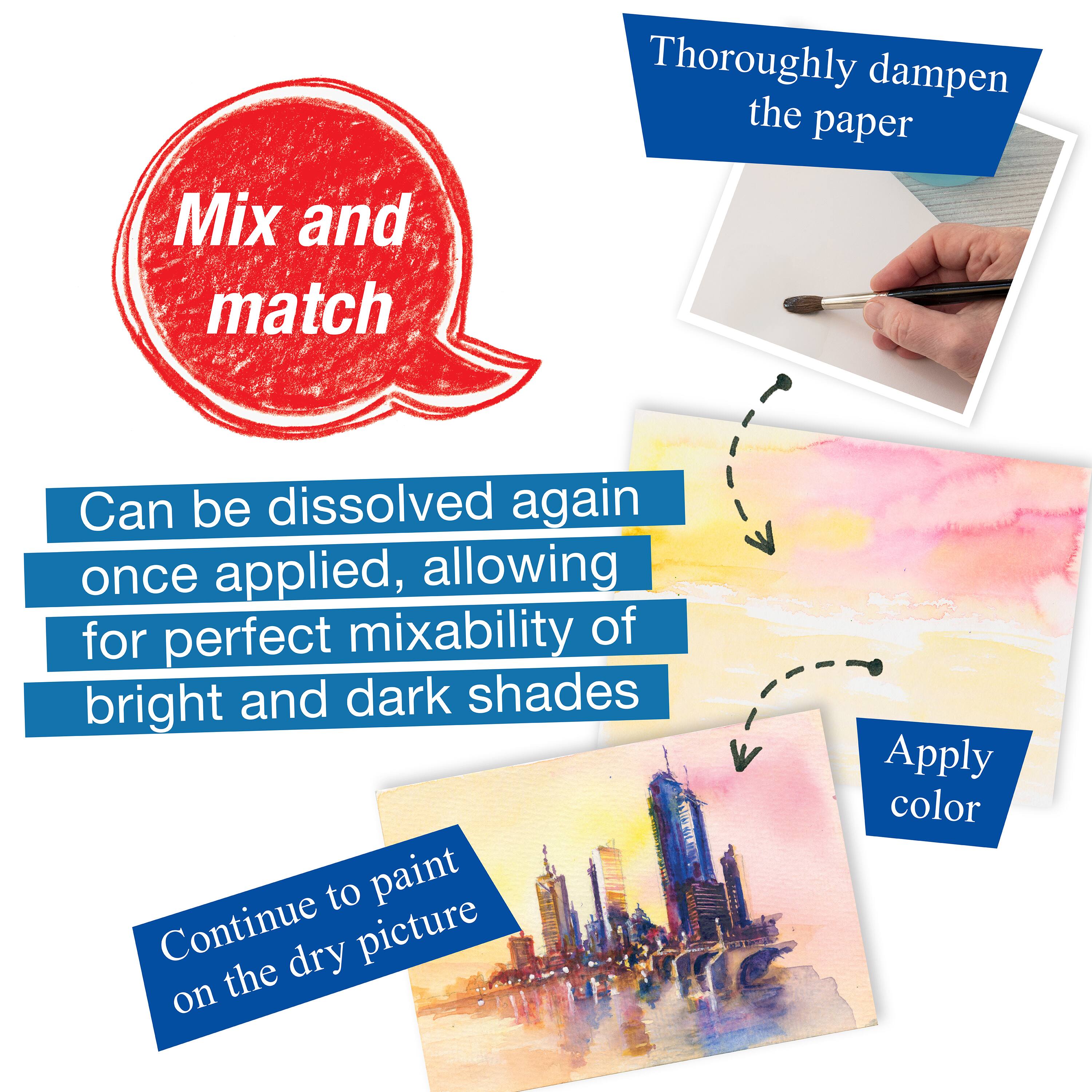 Faber-Castell Creative Studio 12 Color Watercolor Paint Set