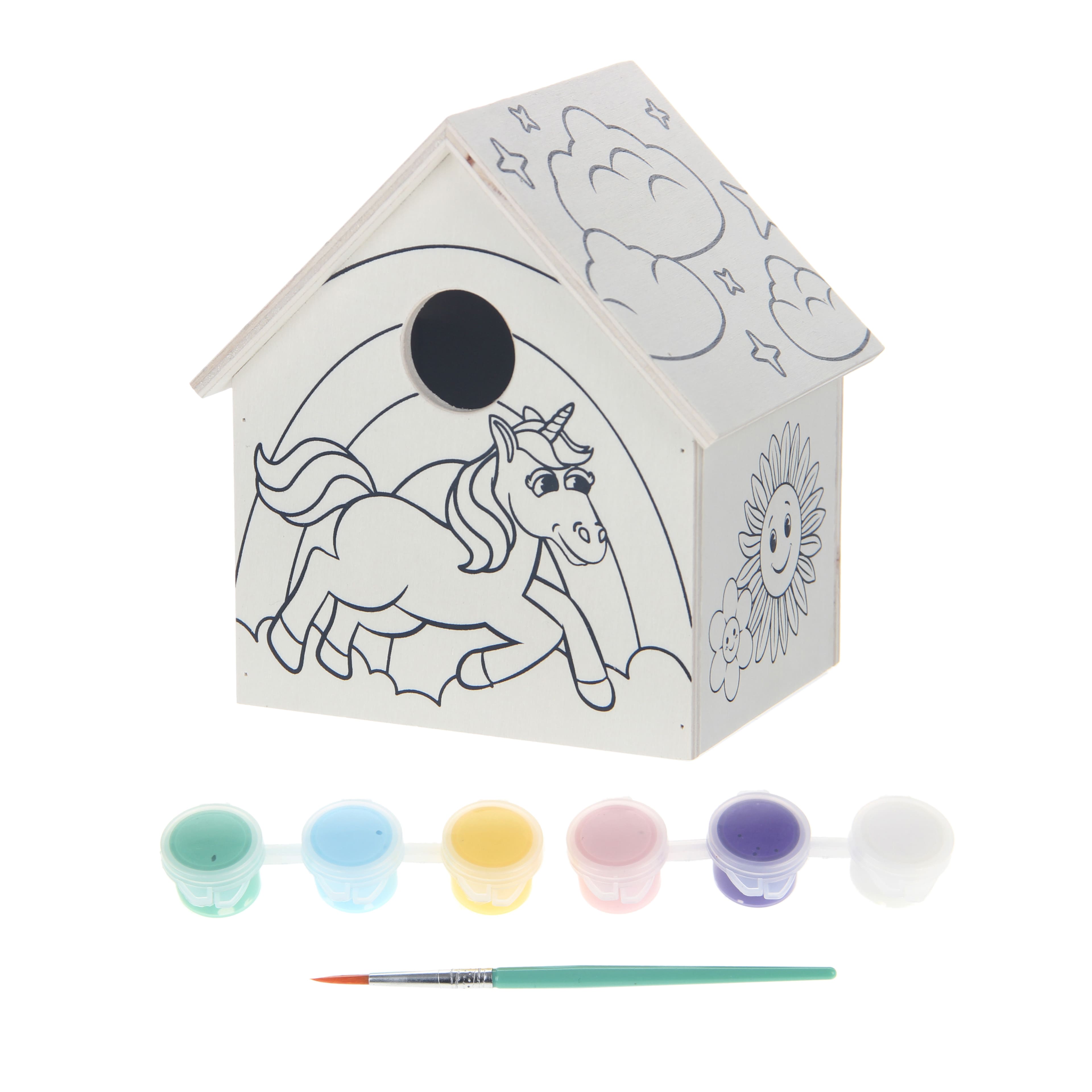 Wood Unicorn Birdhouse Kit by Creatology&#x2122;