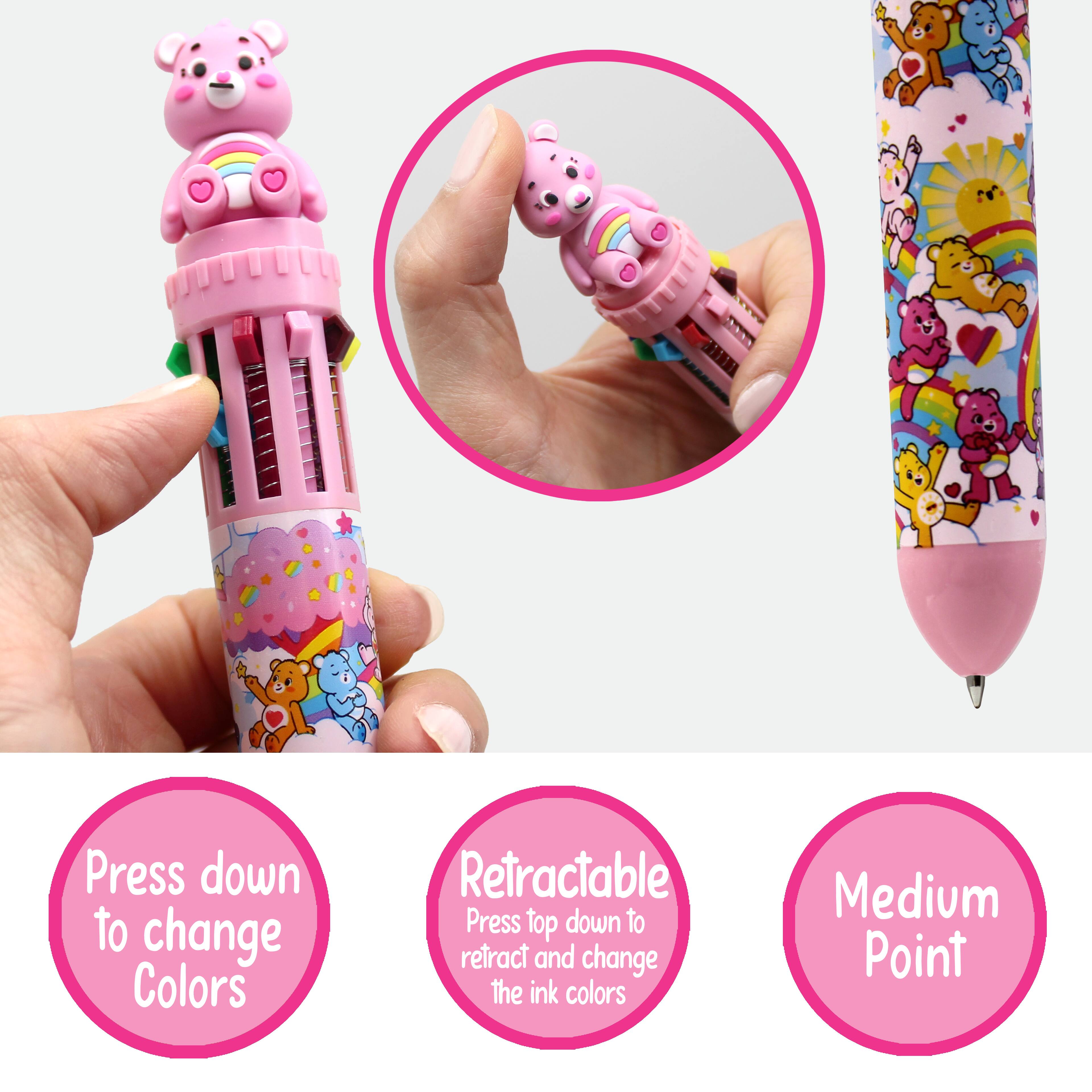 Care Bears&#x2122; Medium Point 10 Color Retractable Pen