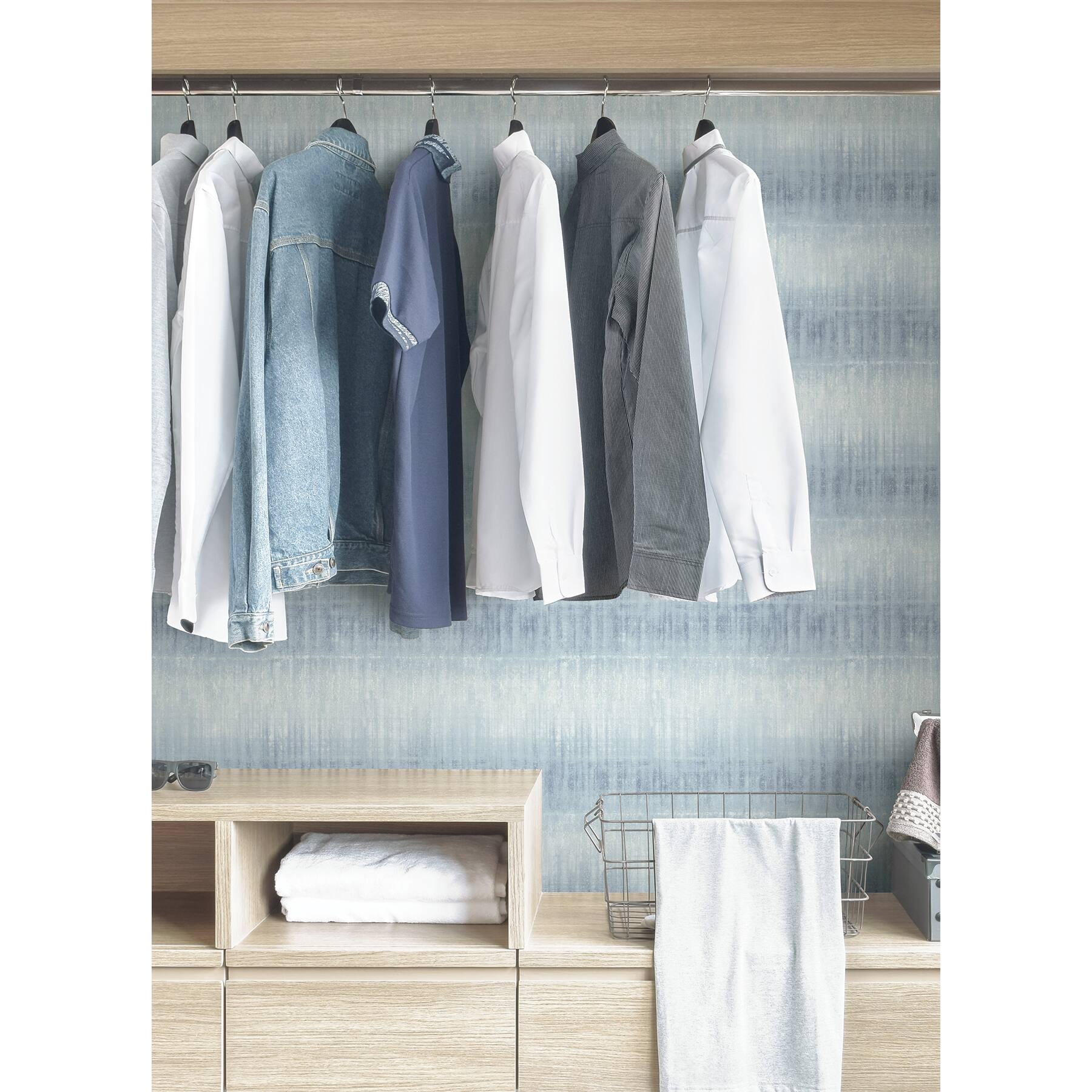 InHome Sanctuary Blue Peel &#x26; Stick Wallpaper