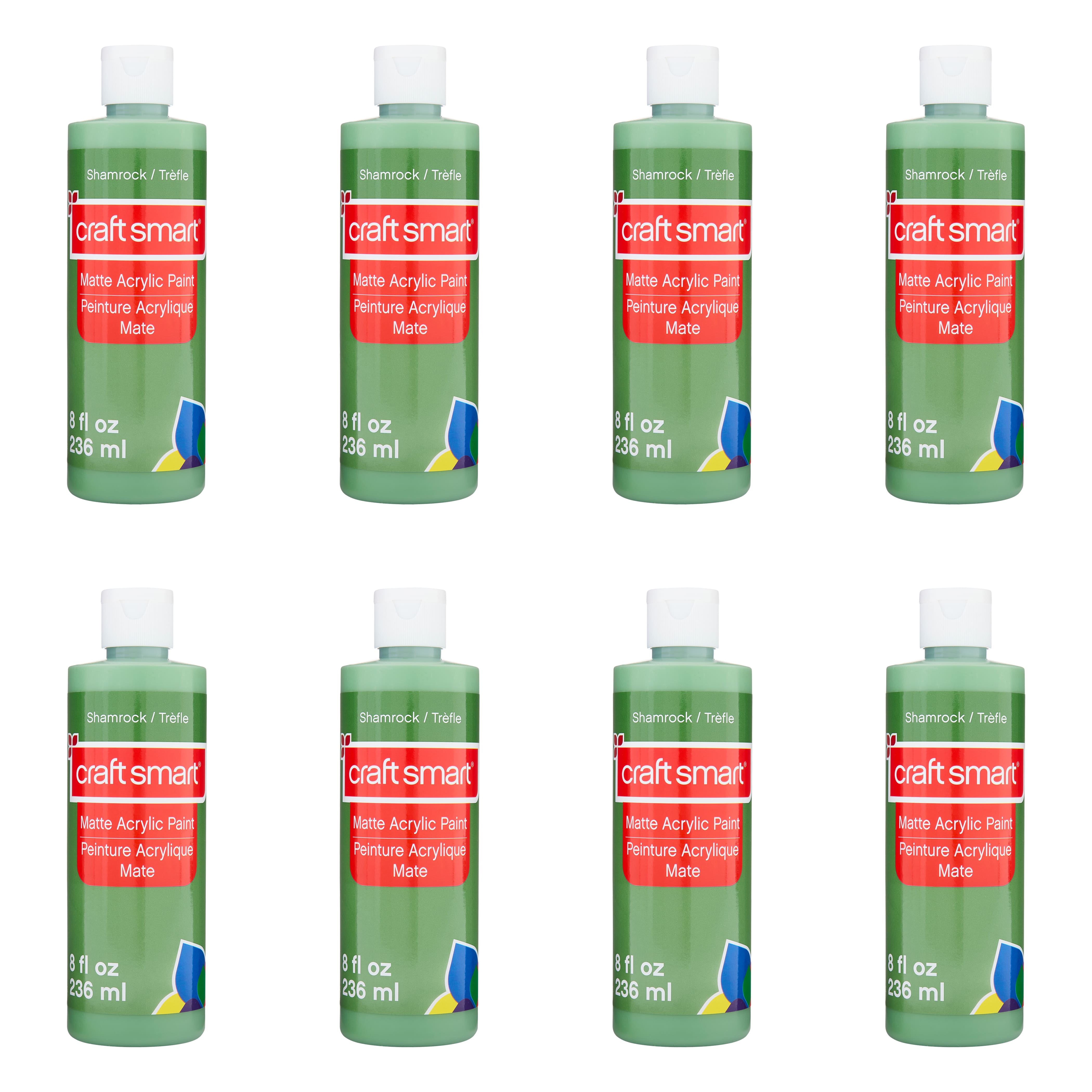 8 Pack: 8oz. Acrylic Paint by Craft Smart®