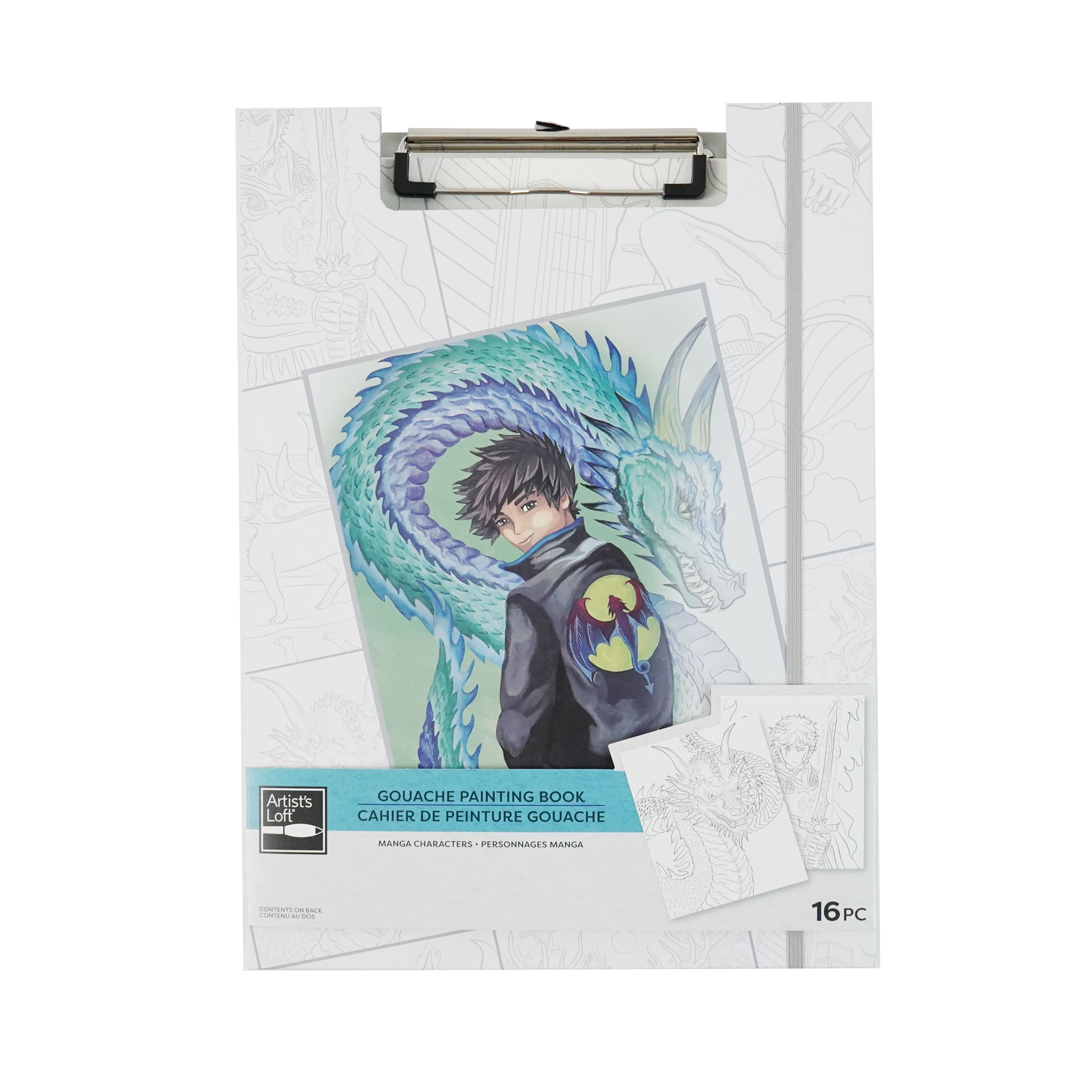 Manga Characters Gouache Painting Book Kit by Artist's Loft®