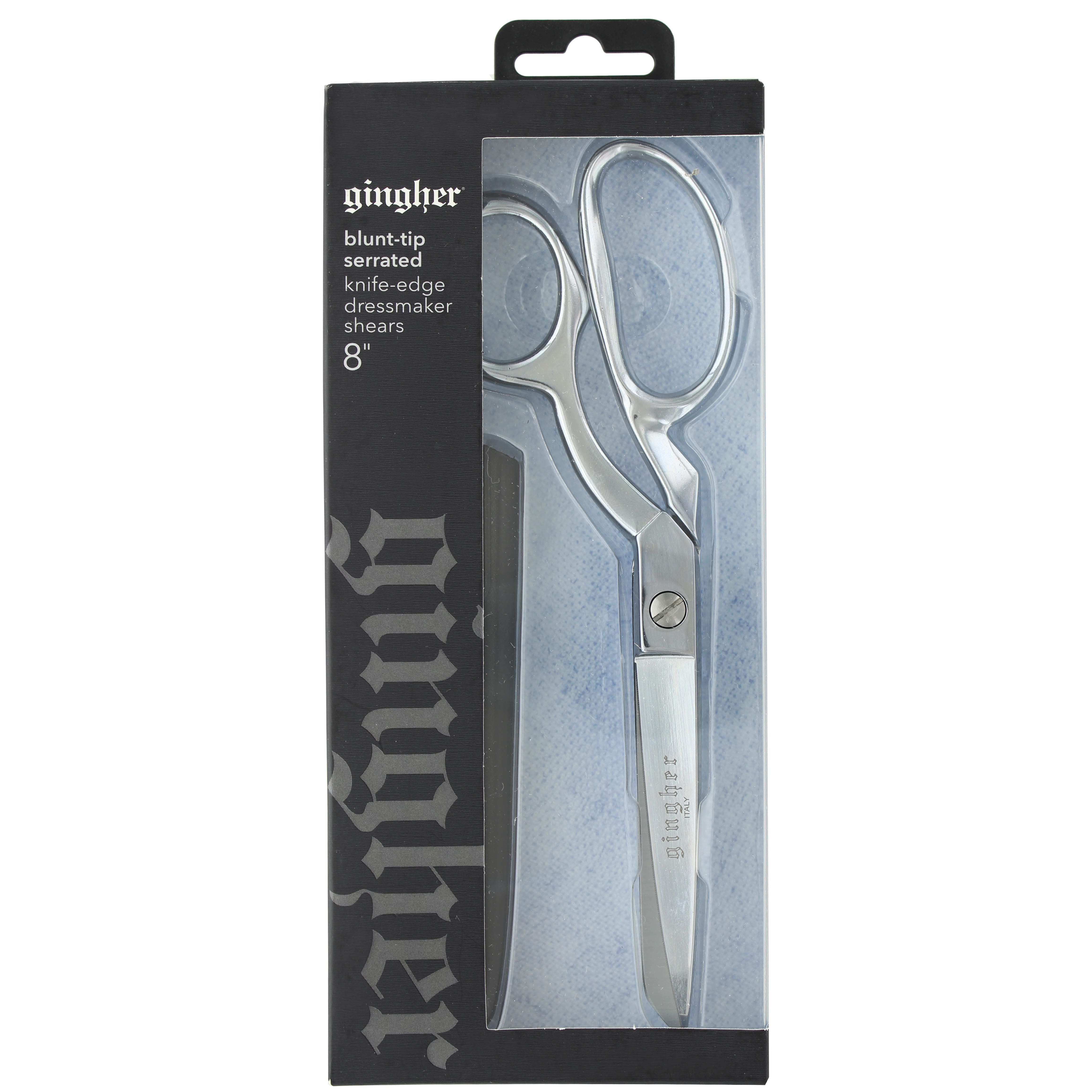 Gingher Micro-Serrated Edge/Knife Edge Dressmaker Shears 8
