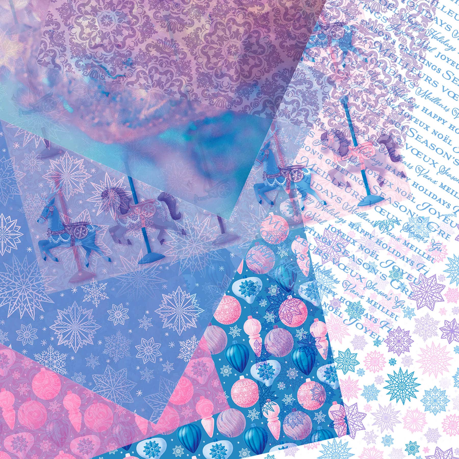 6" x 6" Frosted Fairytale Vellum & Acetate Paper Pad, 16 Sheets by Recollections™