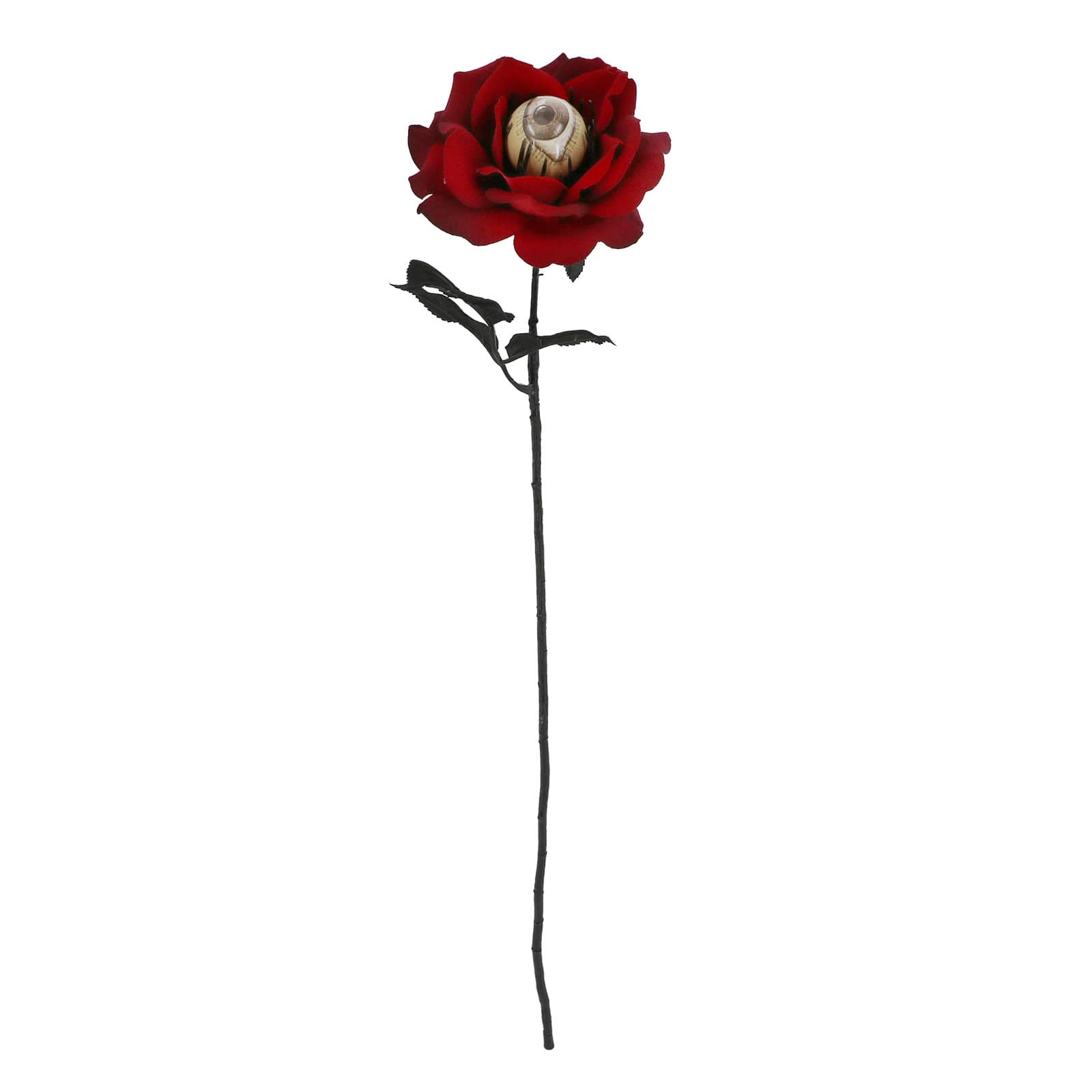 28&#x22; Burgundy Eyeball Rose Stem by Ashland&#xAE;