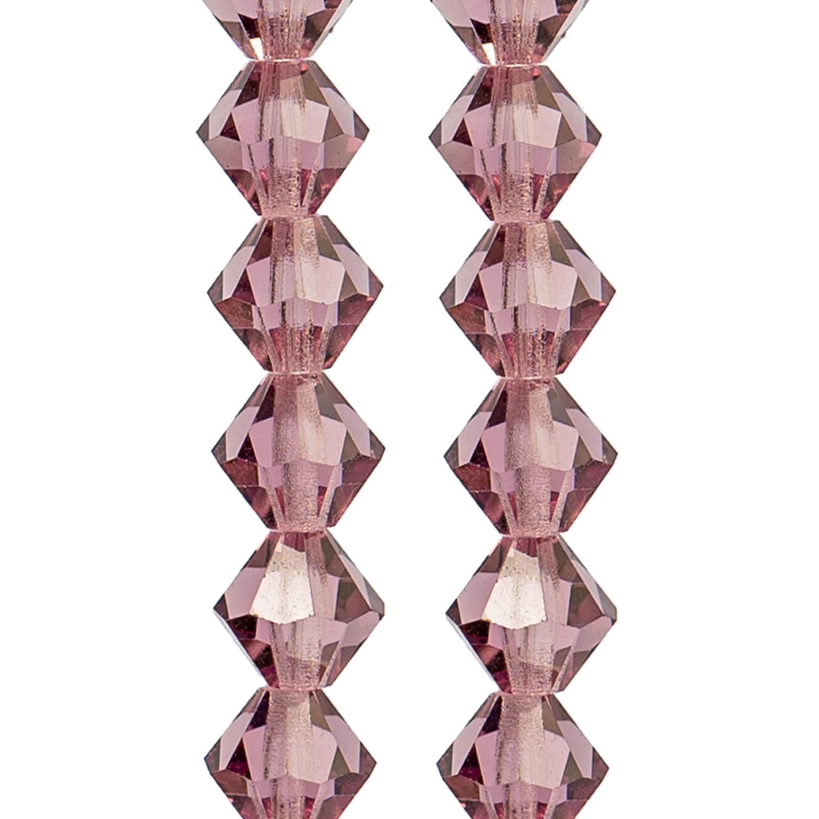 12 Pack: Preciosa Glass Crystal Bicone Beads, 6mm by Bead Landing™