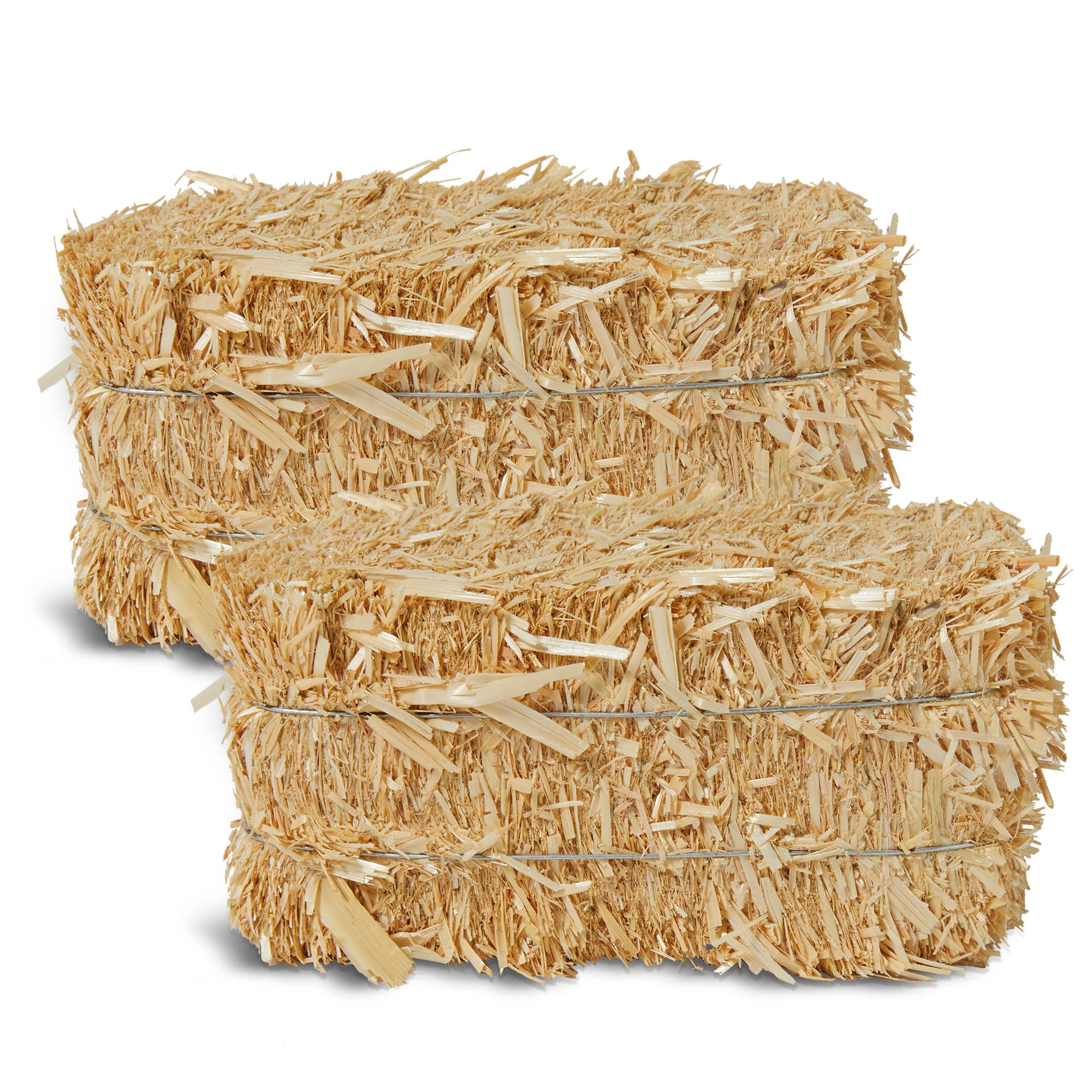 12 Pack: 2 inch Straw Bale by Ashland, Yellow
