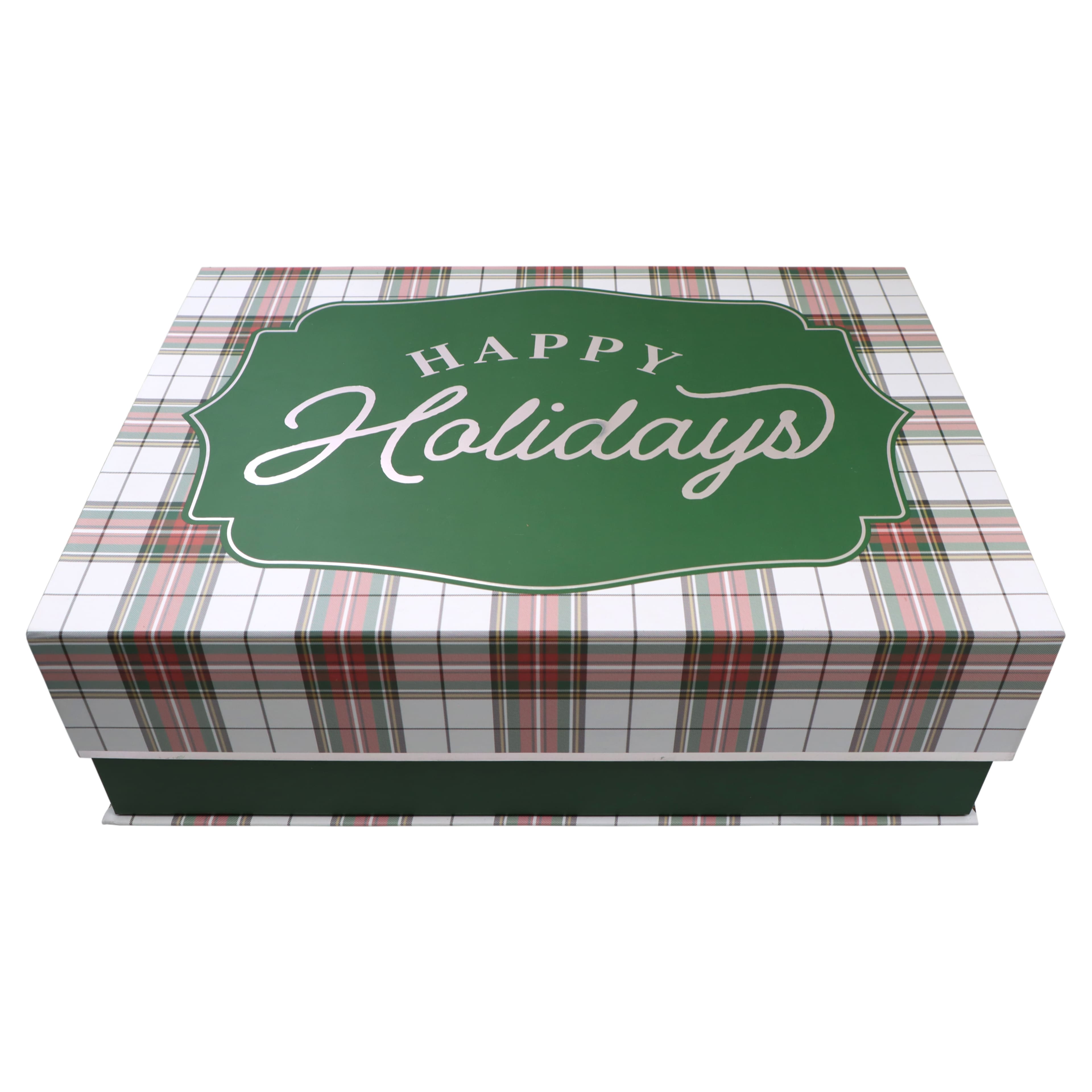 Large Happy Holidays Decorative Box by Ashland&#xAE;