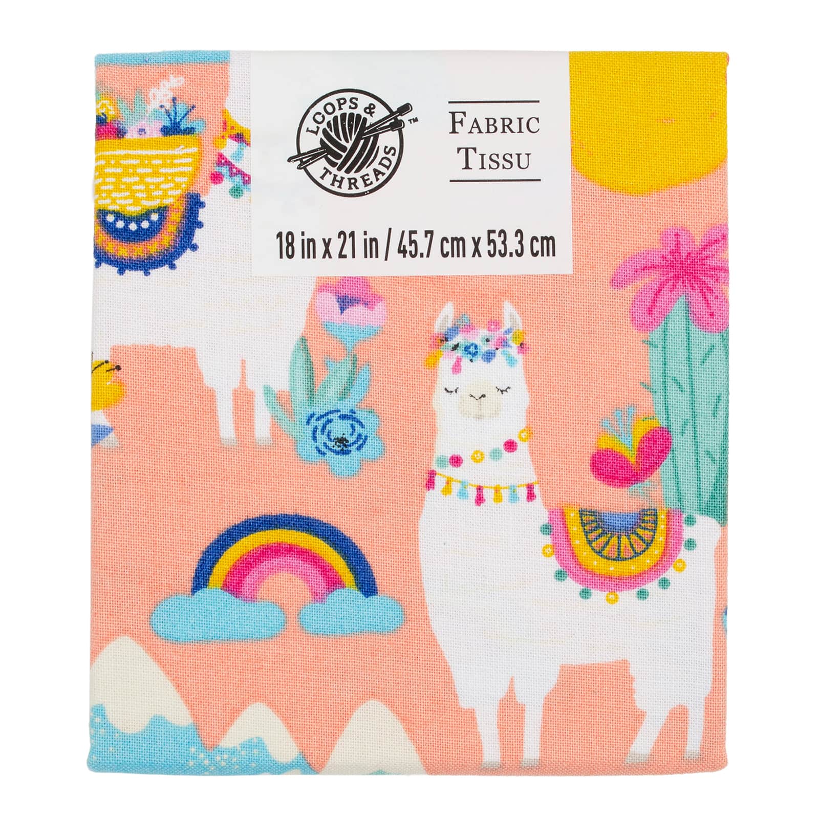 Llama Cotton Fabric by Loops & Threads™