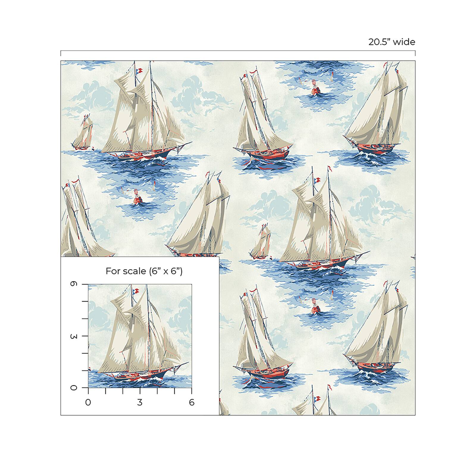 Surface Style Set Sail Peel & Stick Wallpaper