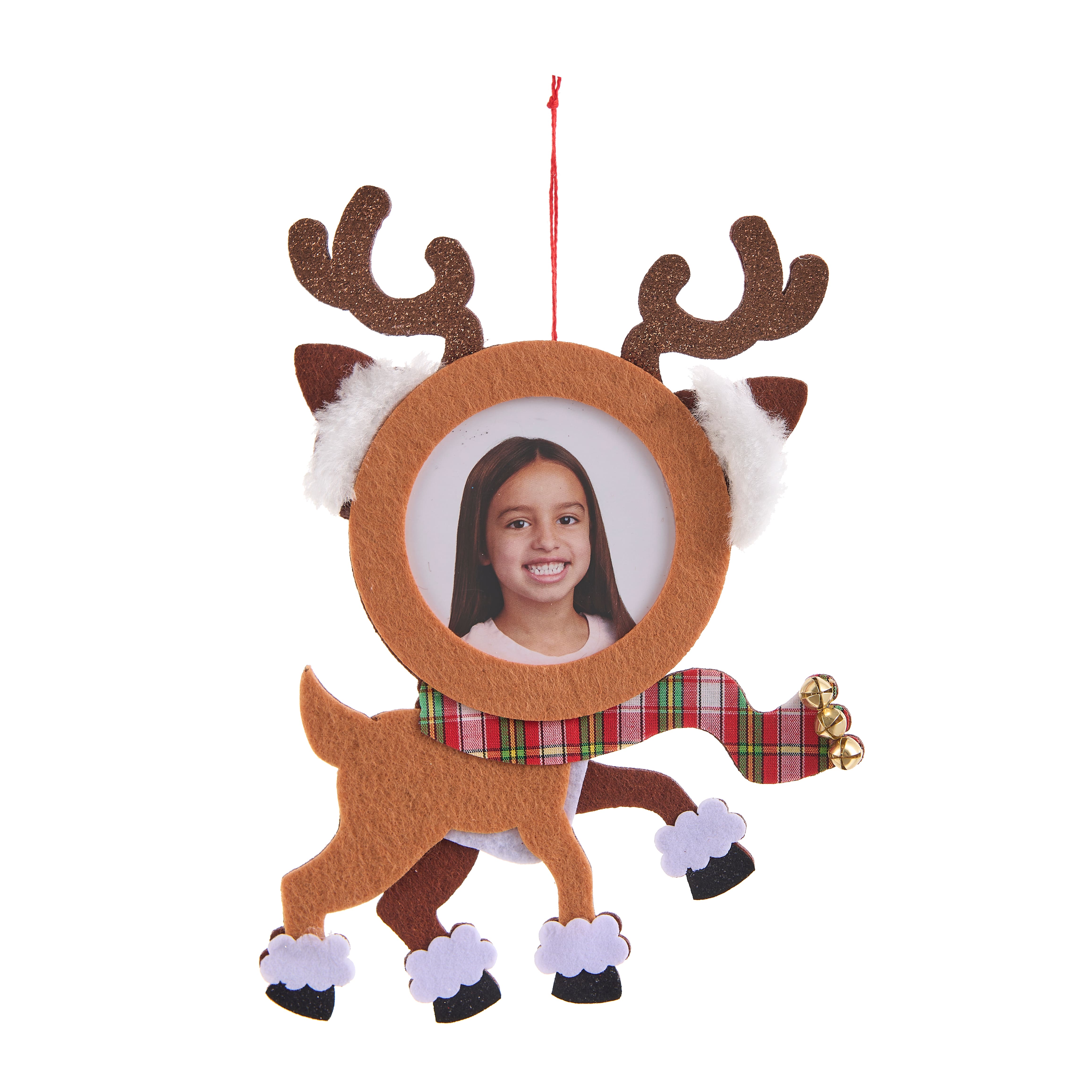 2.5&#x22; Reindeer Felt Ornament Frame by Studio D&#xE9;cor&#xAE;
