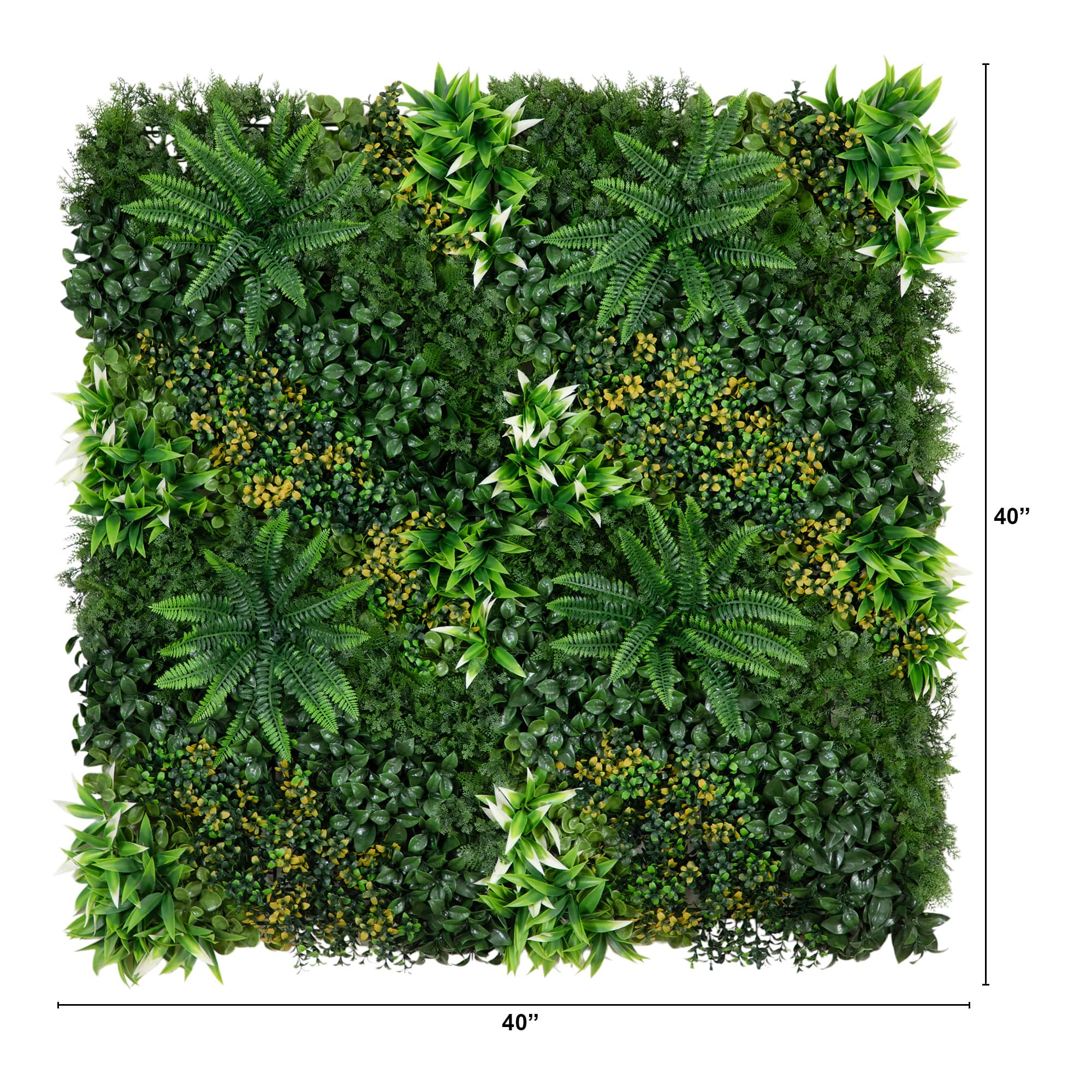 40&#x22; Hawaiian Islands Artificial Living Wall Panel
