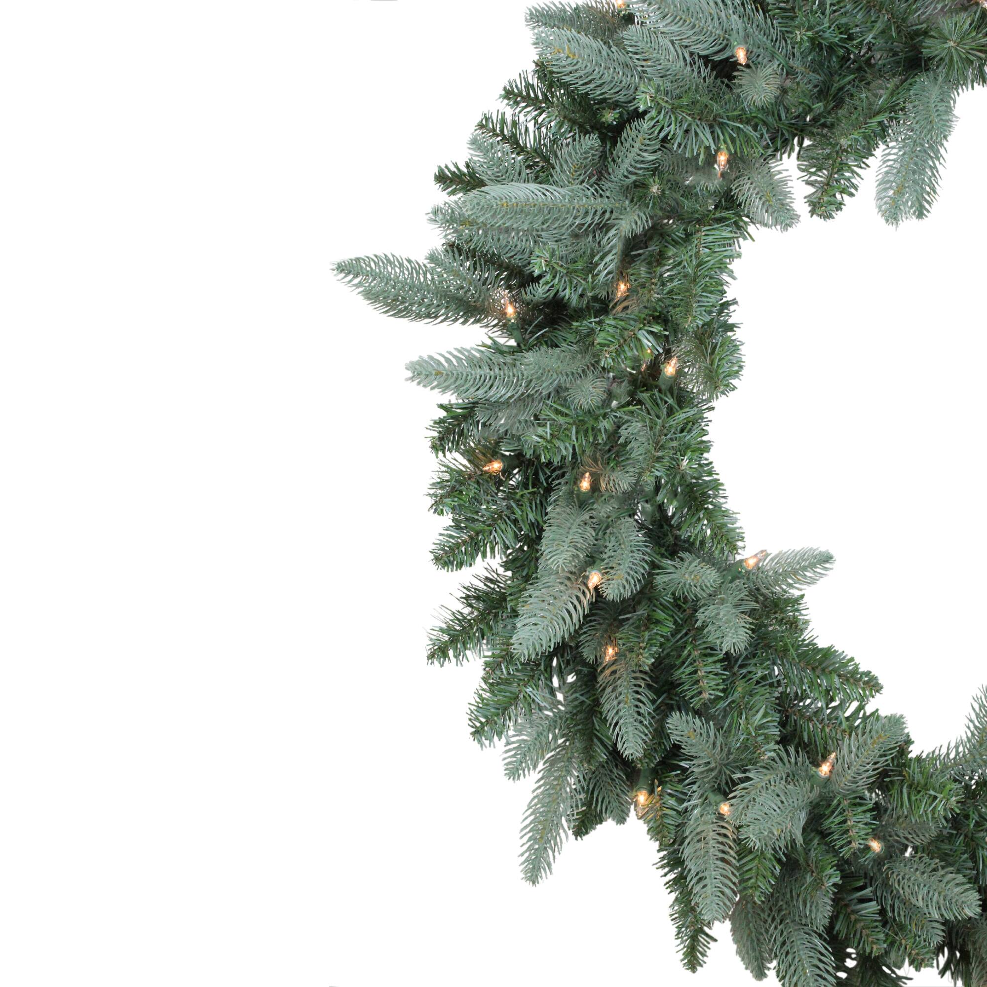 24" Pre-Lit Washington Frasier Fir Artificial Christmas Wreath