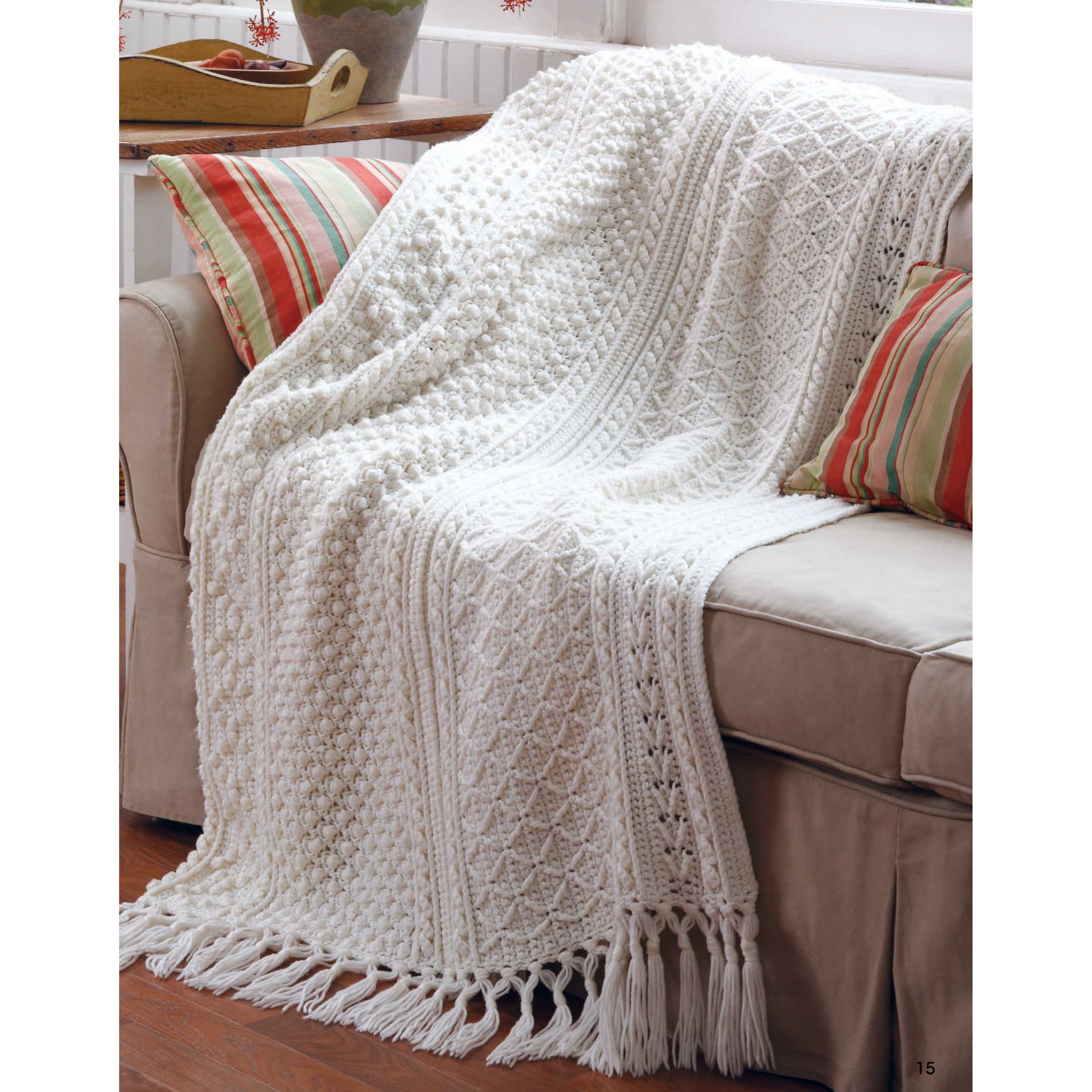 Leisure Arts&#xAE; Aran Afghans to Crochet Book